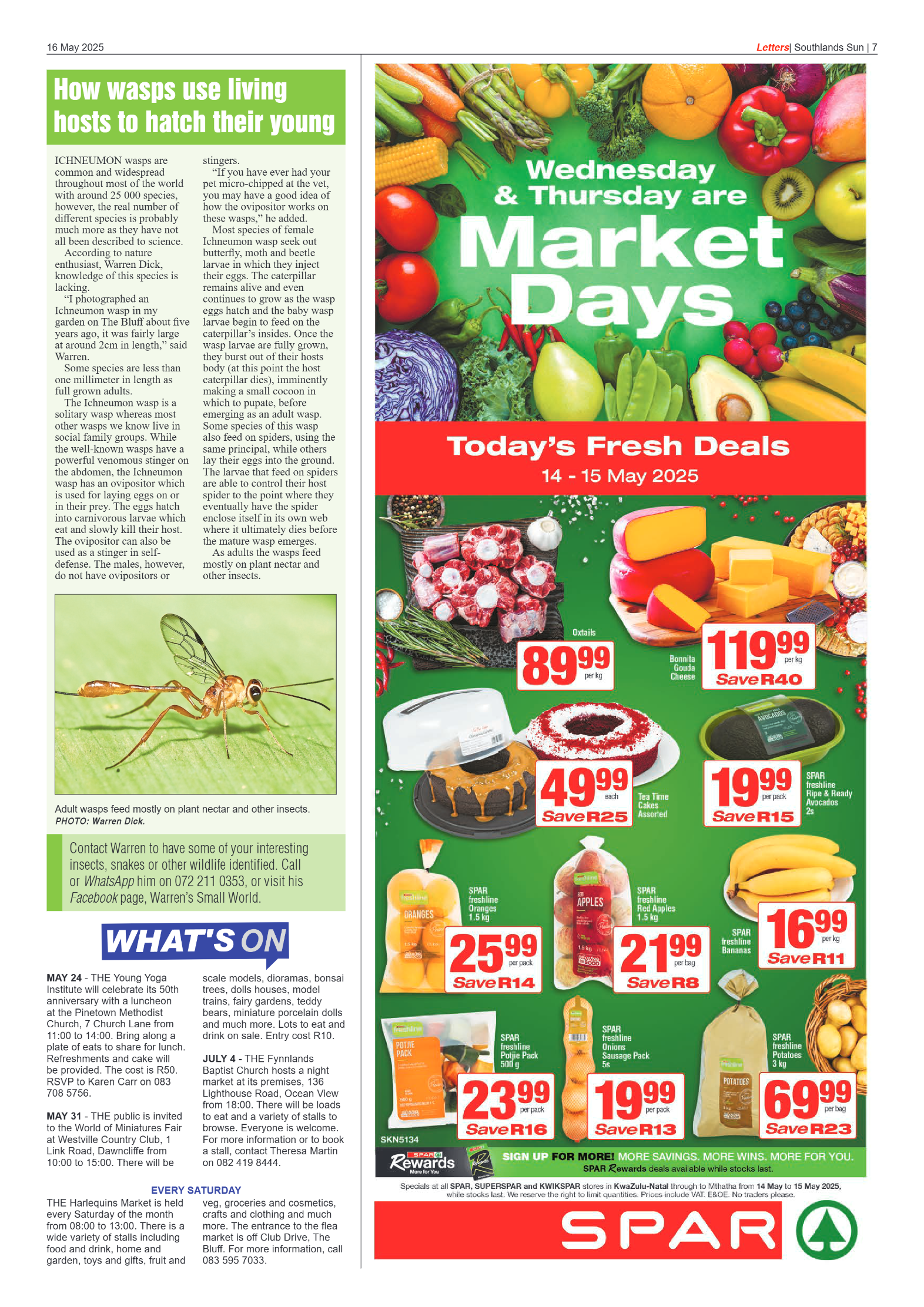 Southlands Sun 16 May 2025 page 7