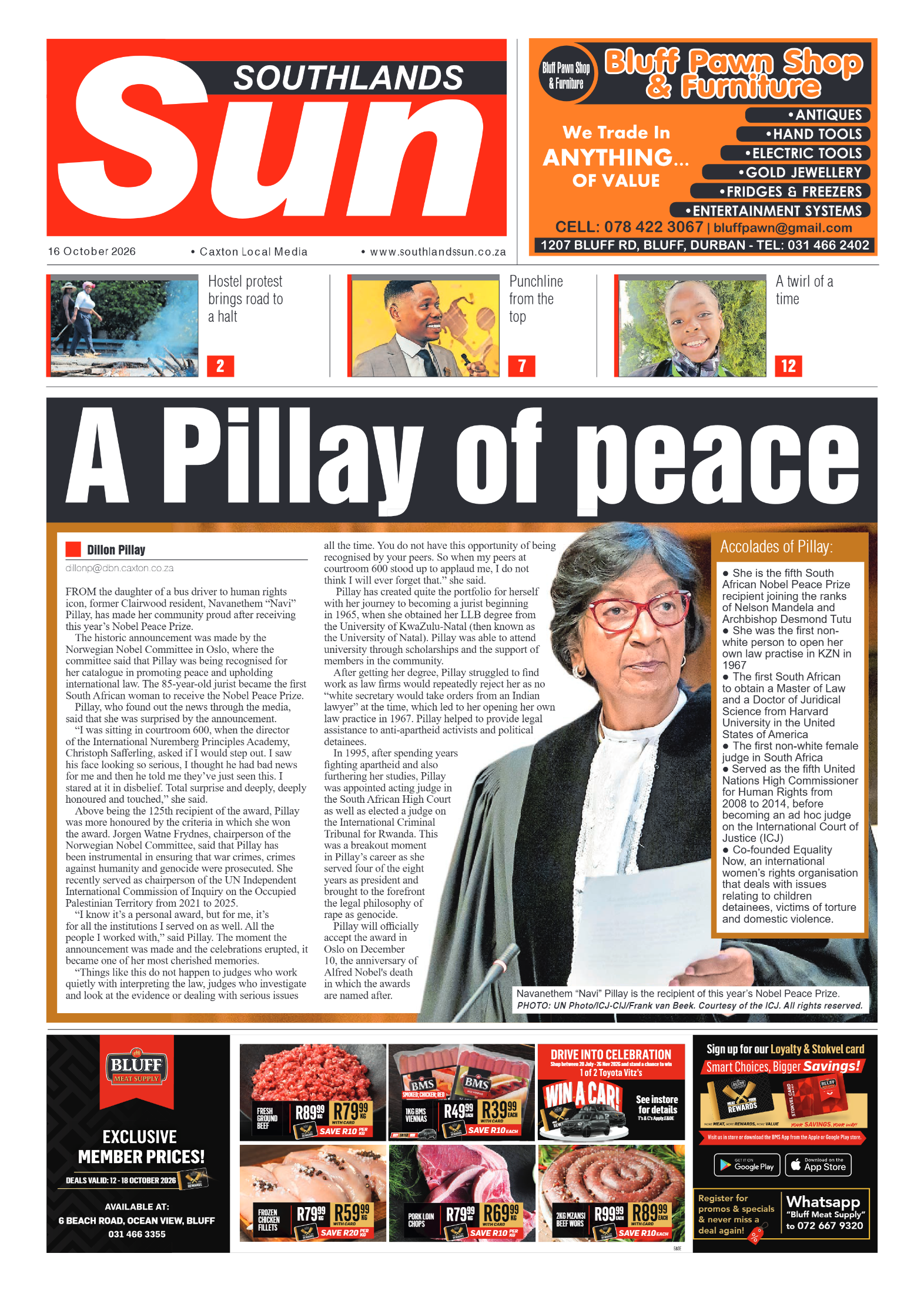 Southlands Sun 16 October 2026 | Southlands Sun