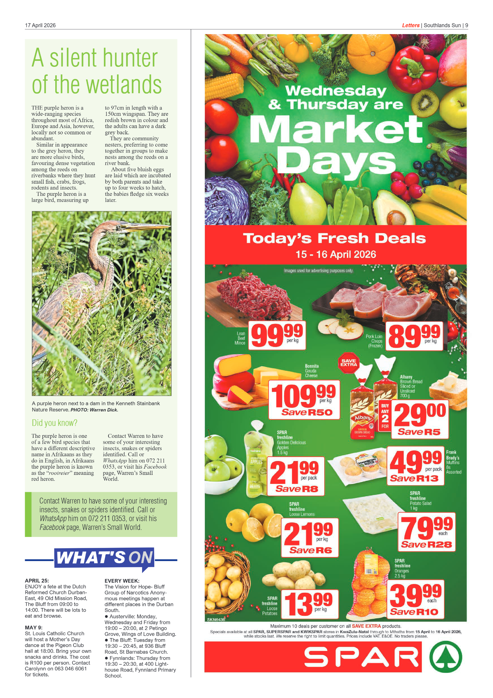 Southlands Sun 17 April 2026 page 9