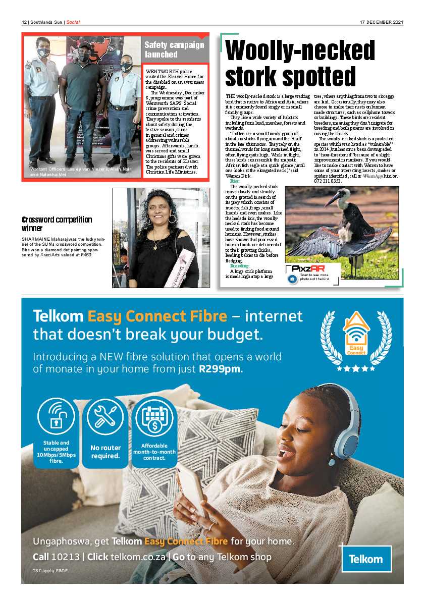 Southlands Sun 17 December 2021 page 12