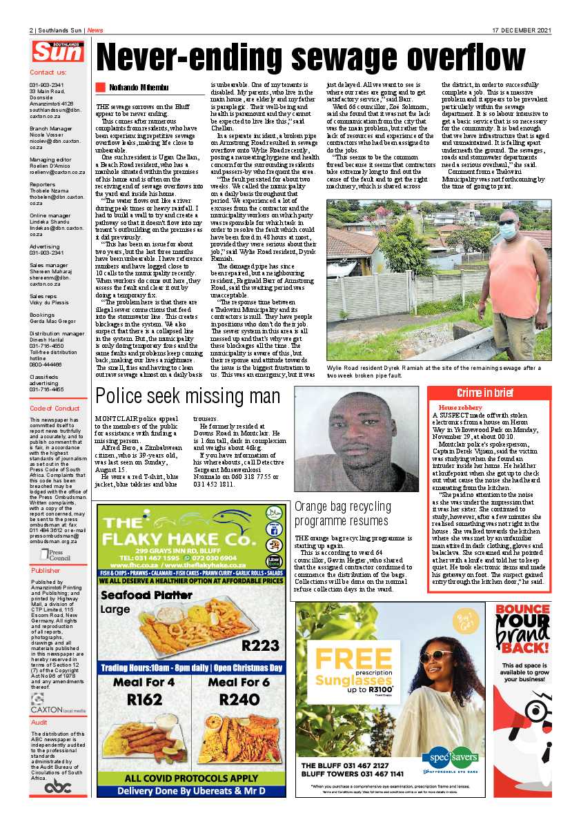 Southlands Sun 17 December 2021 page 2