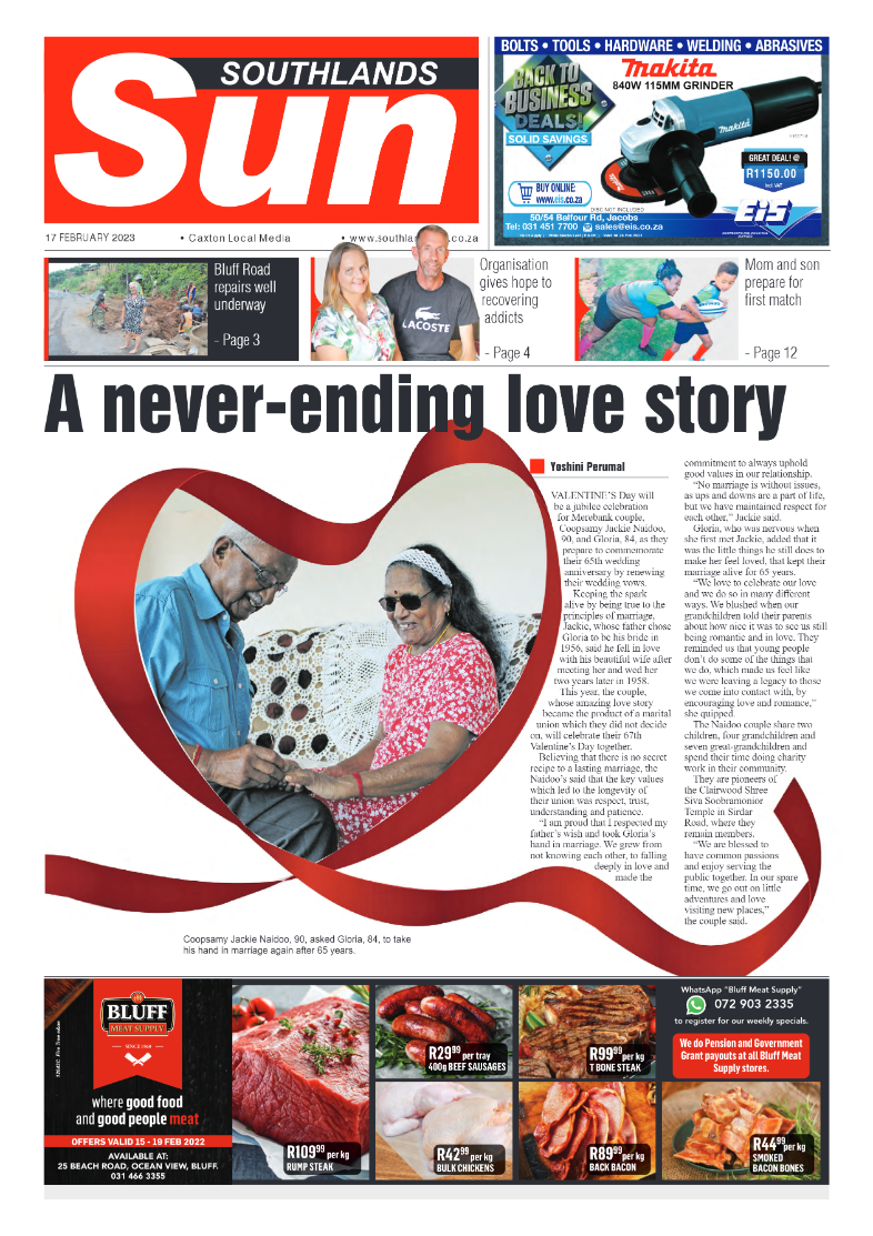 Southlands Sun 17 February 2023 page 1