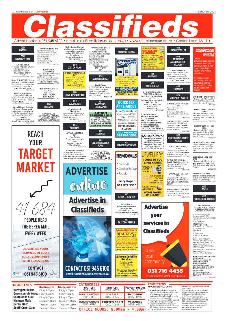 Southlands Sun 17 February 2023 page 10