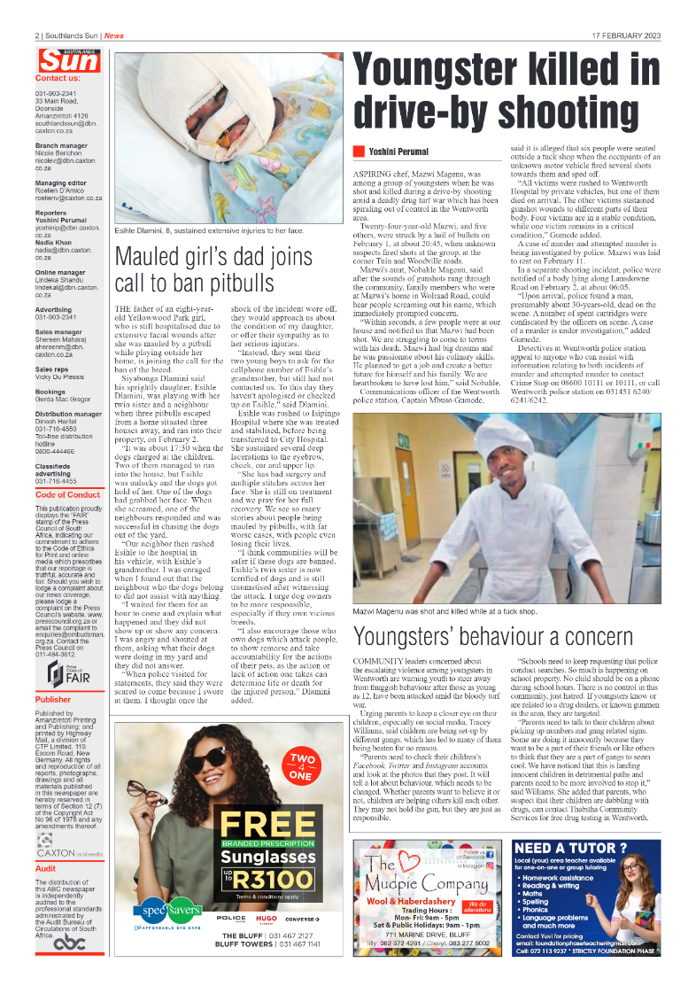 Southlands Sun 17 February 2023 page 2