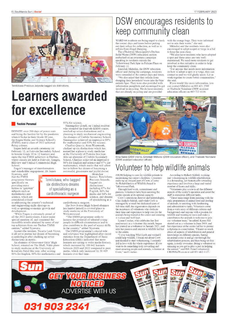 Southlands Sun 17 February 2023 page 6
