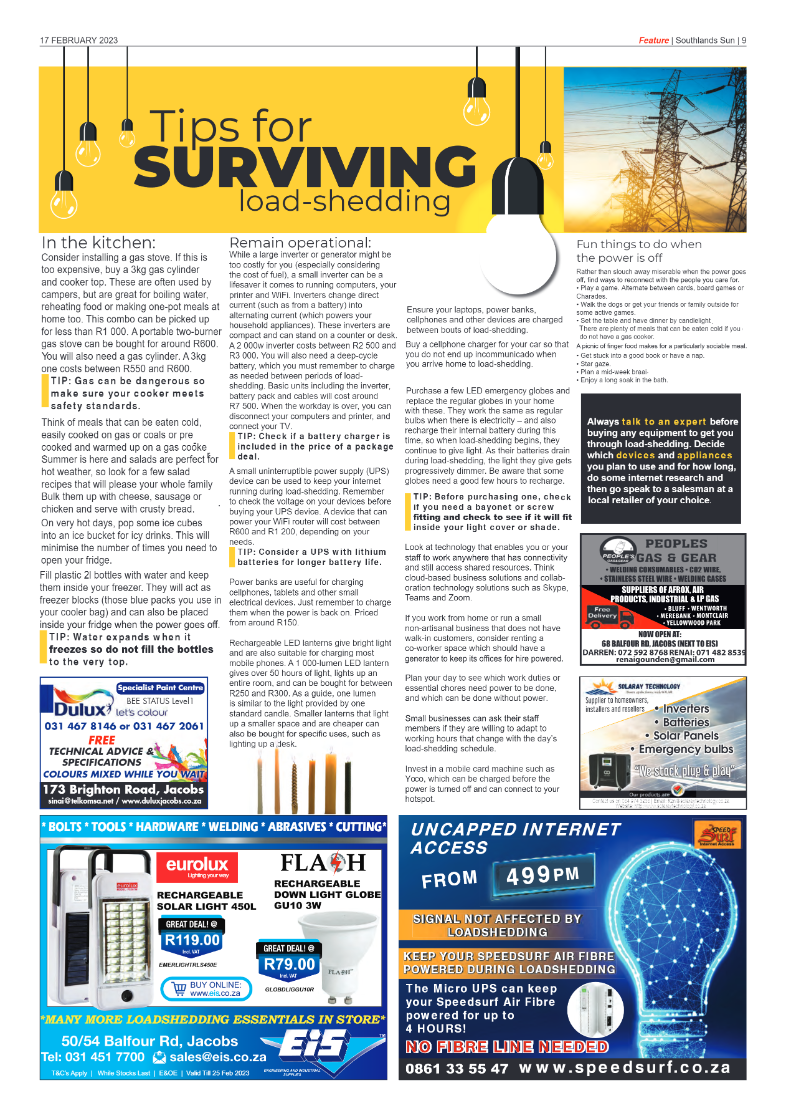 Southlands Sun 17 February 2023 page 9