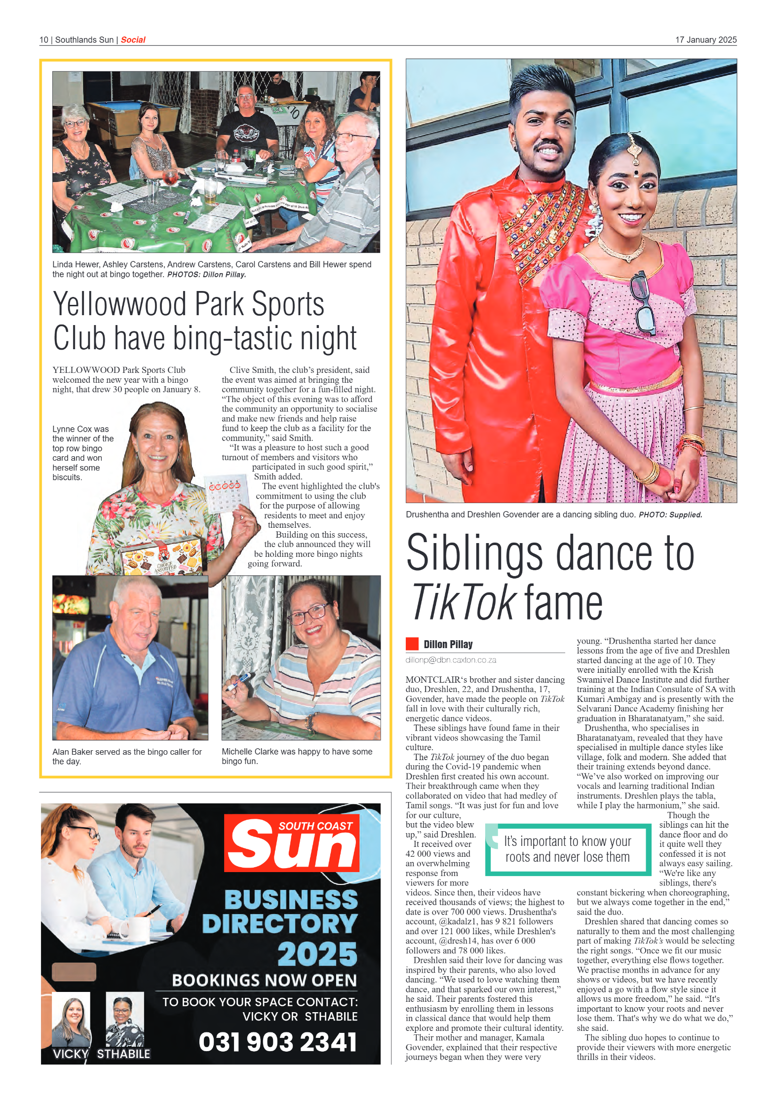 Southlands Sun 17 January 2025 page 10