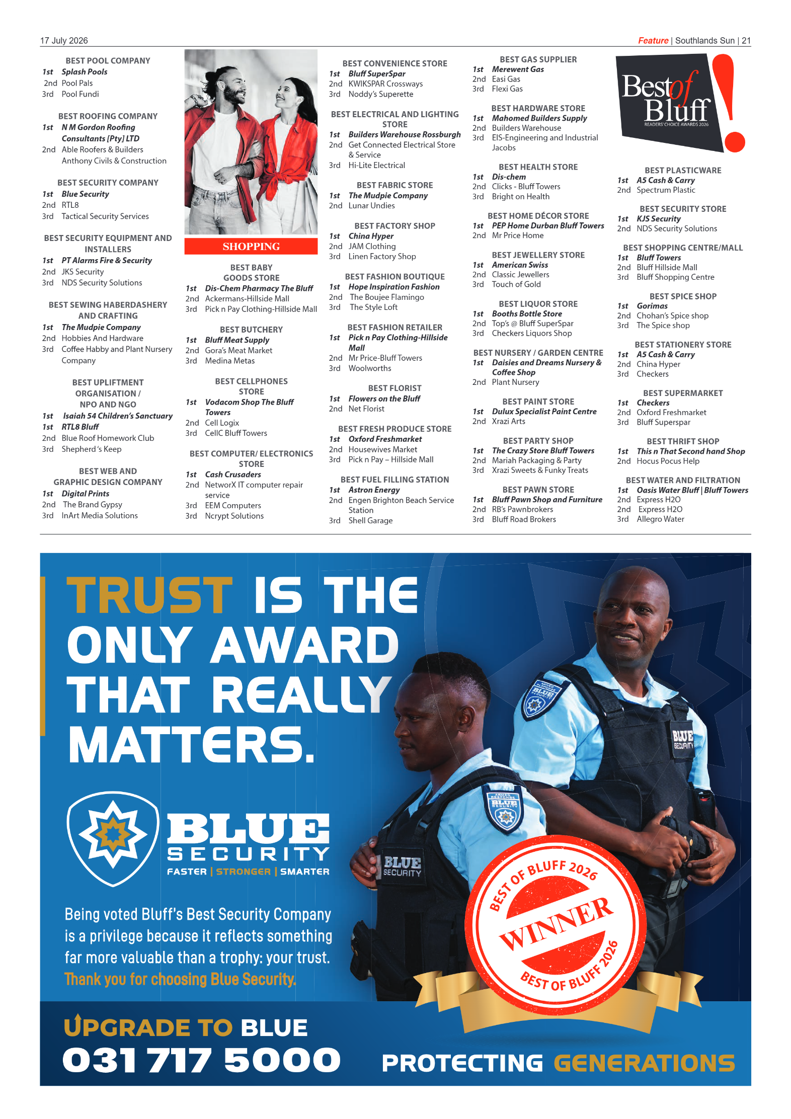 Southlands Sun 17 July 2026 page 21