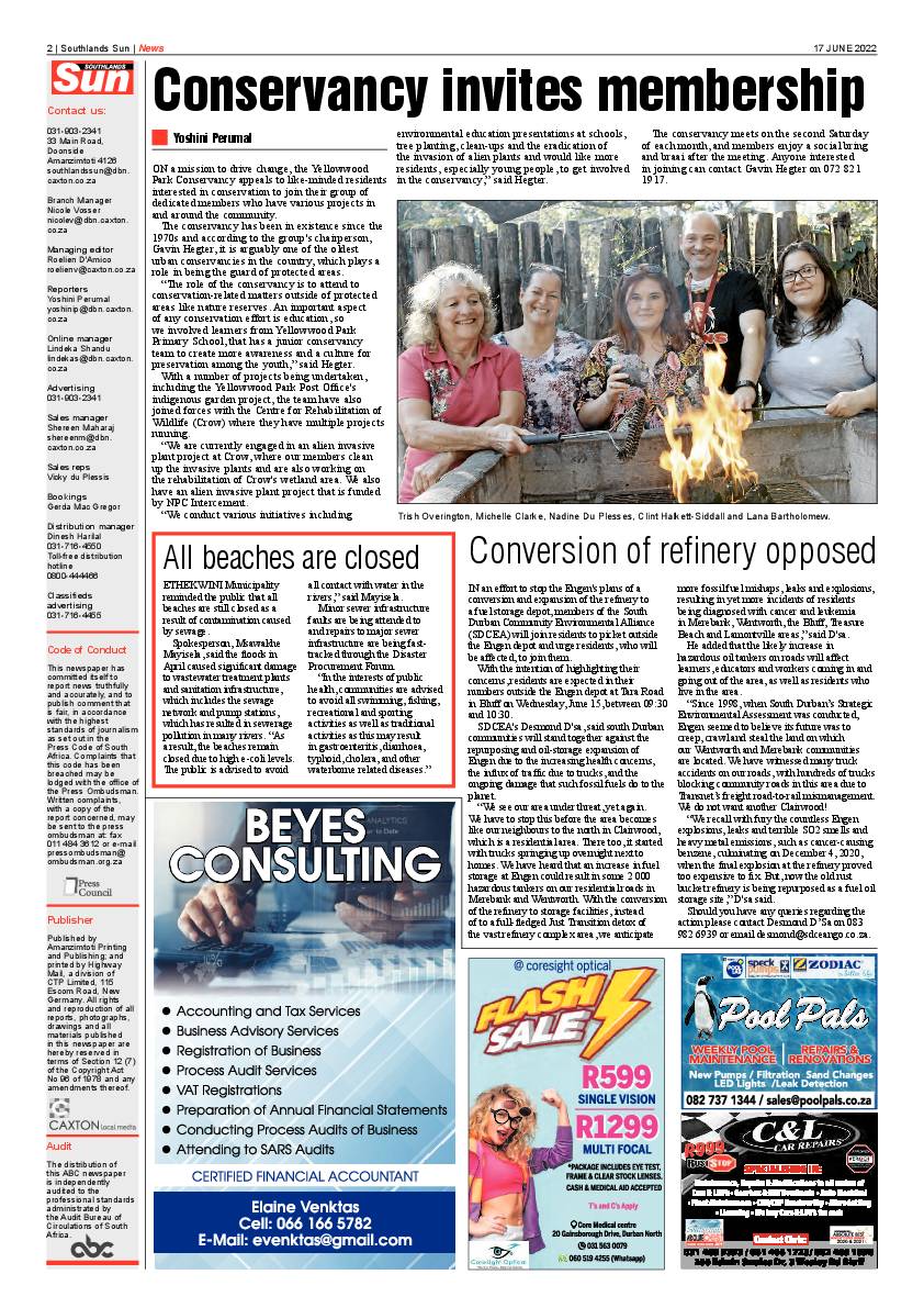 Southlands Sun 17 June 2022 page 2