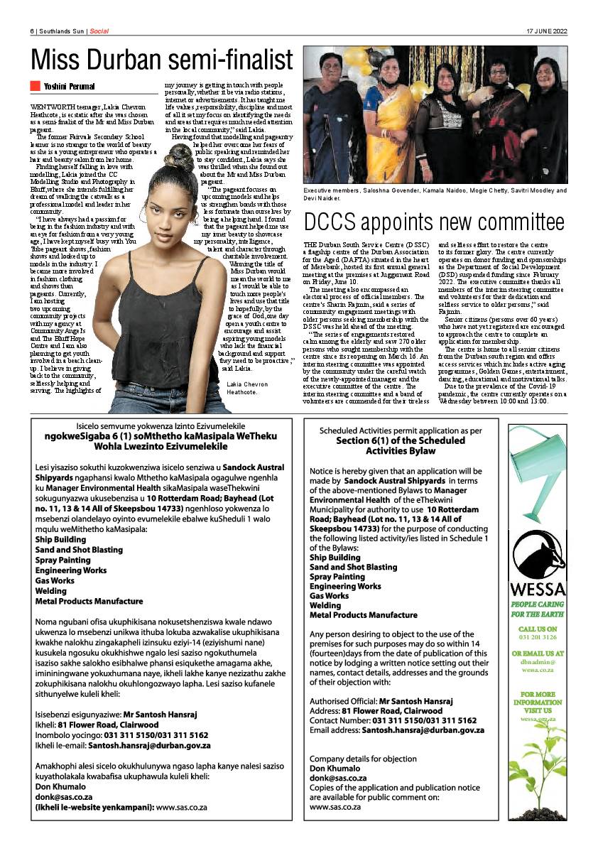 Southlands Sun 17 June 2022 page 6