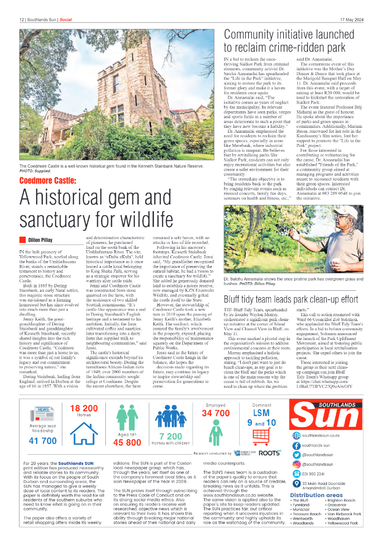 Southlands Sun 17 May 2024 page 12