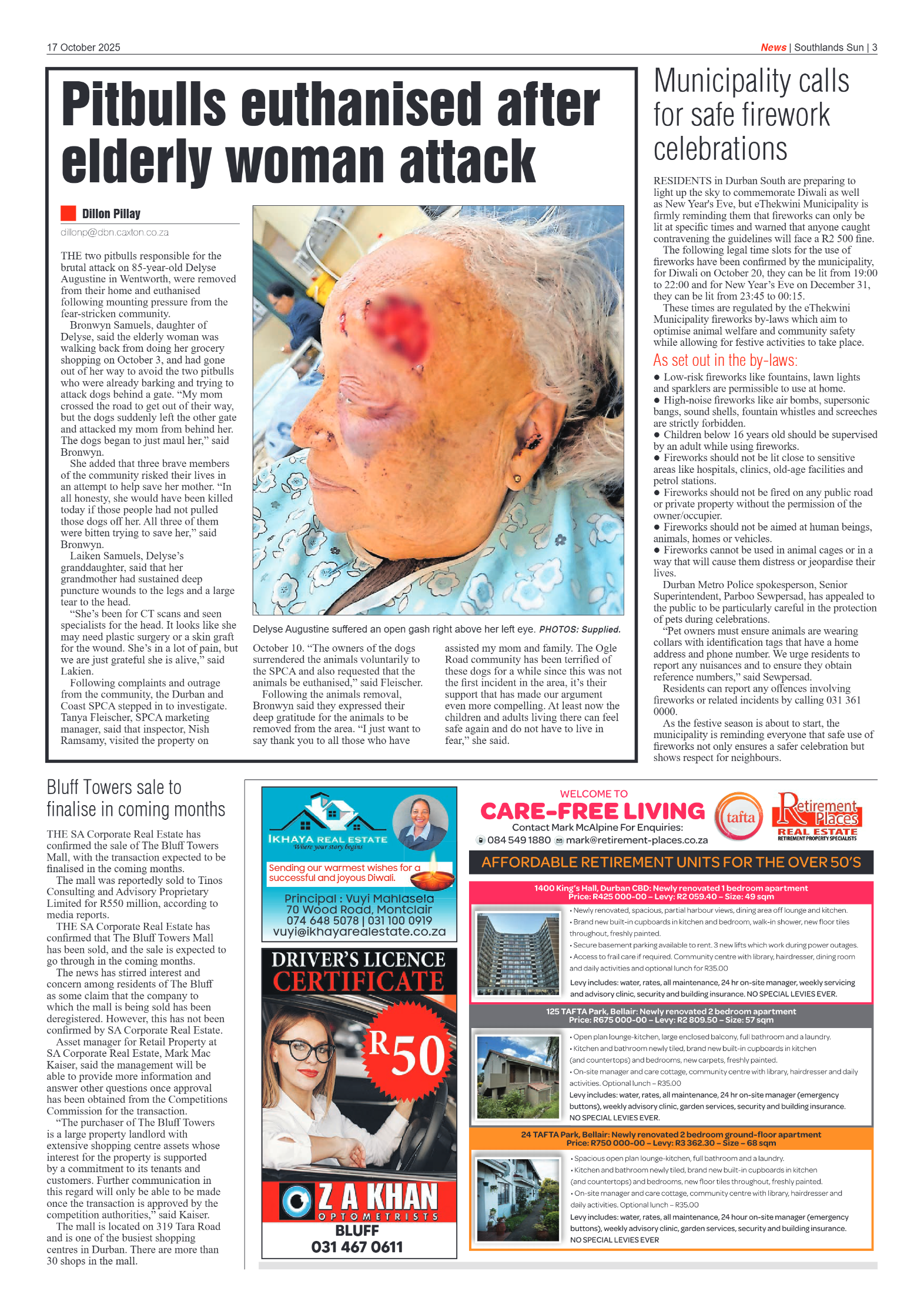 Southlands Sun 17 October 2025 page 3