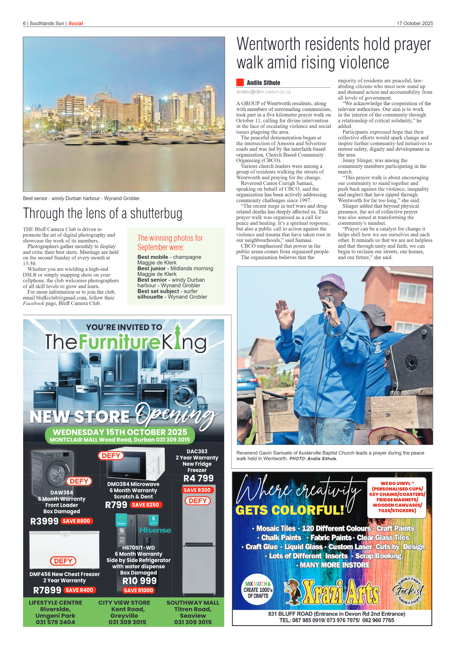 Southlands Sun 17 October 2025 page 6