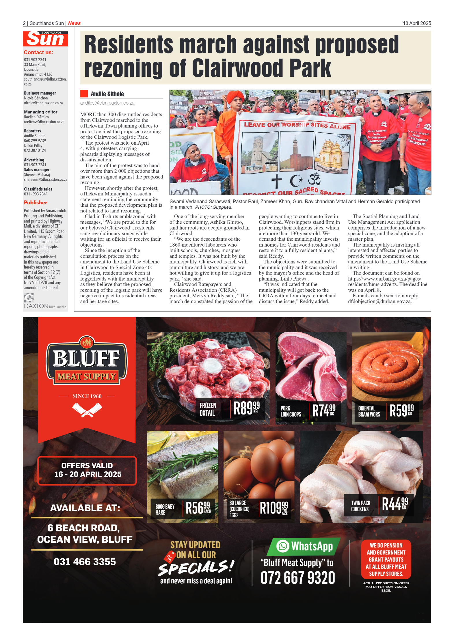 Southlands Sun 18 April 2025 page 2