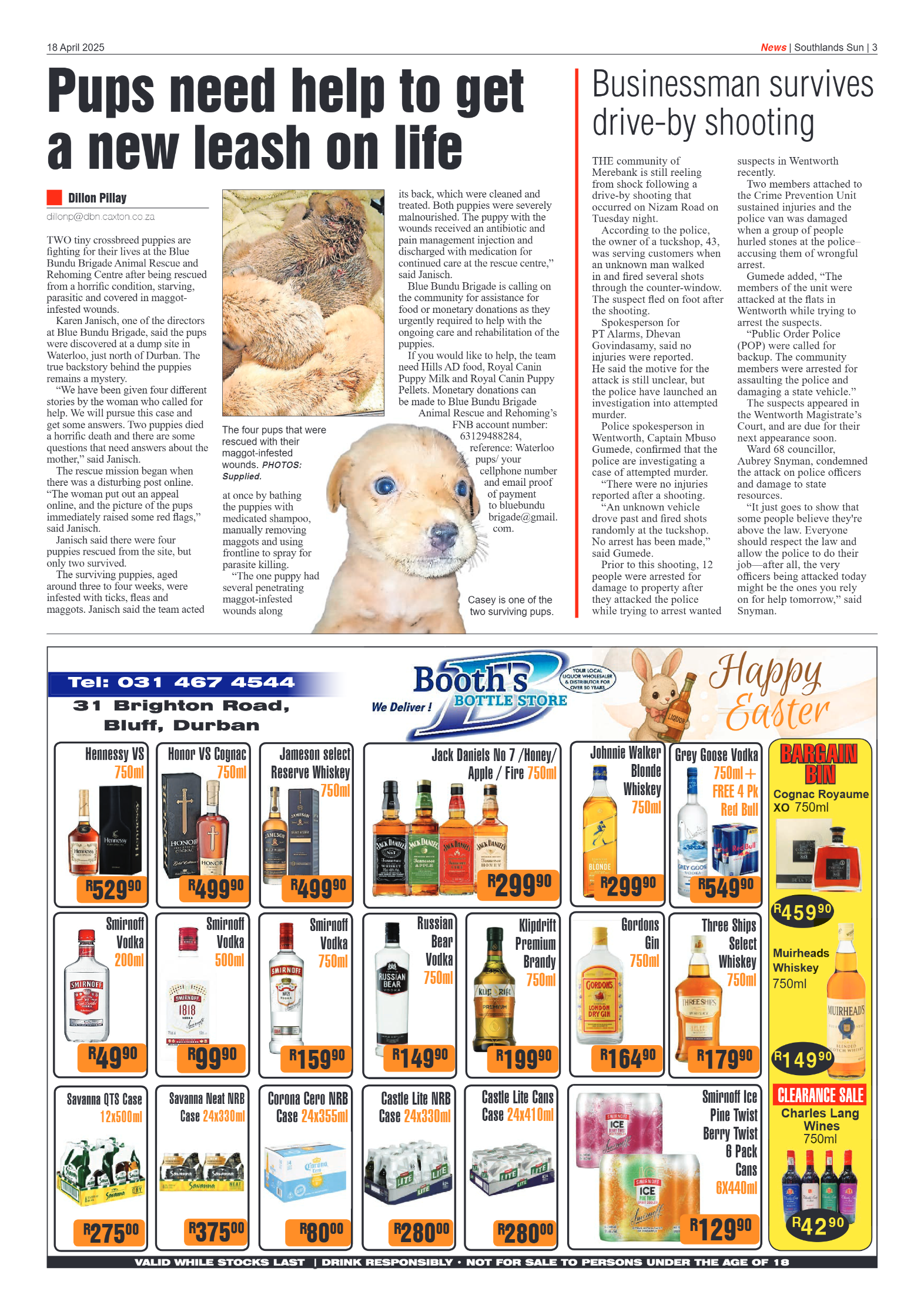 Southlands Sun 18 April 2025 page 3