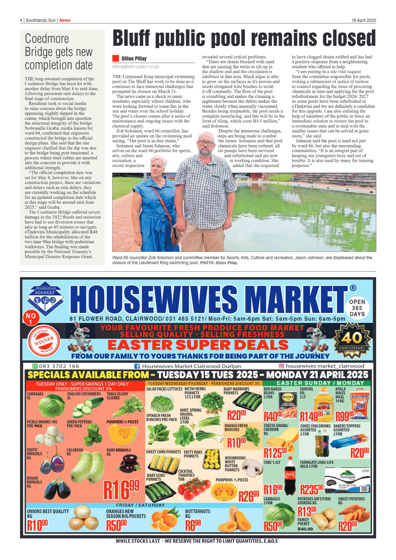 Southlands Sun 18 April 2025 page 4