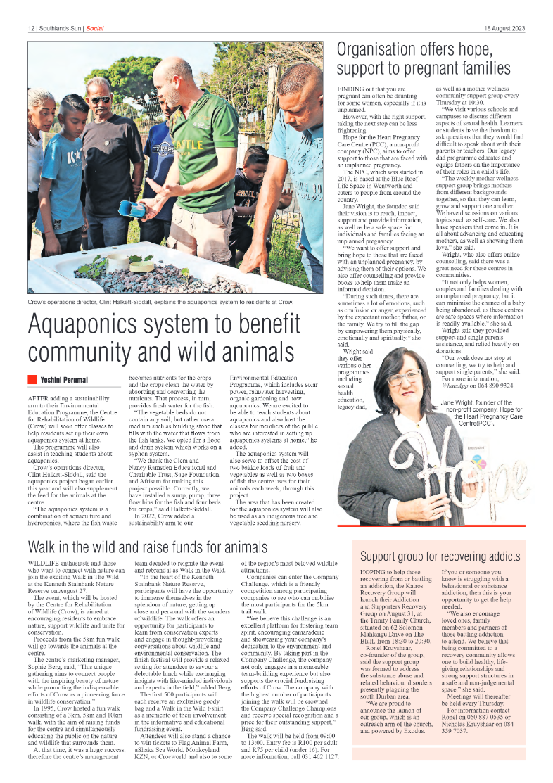 Southlands Sun 18 August 2023 page 12