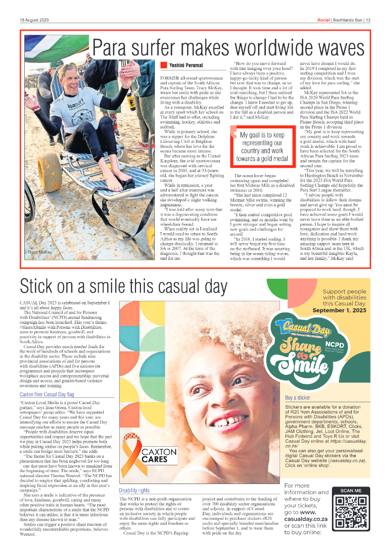 Southlands Sun 18 August 2023 page 13