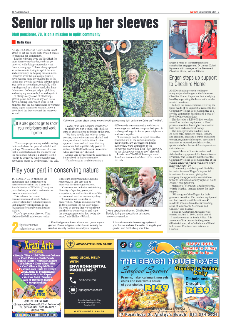 Southlands Sun 18 August 2023 page 3