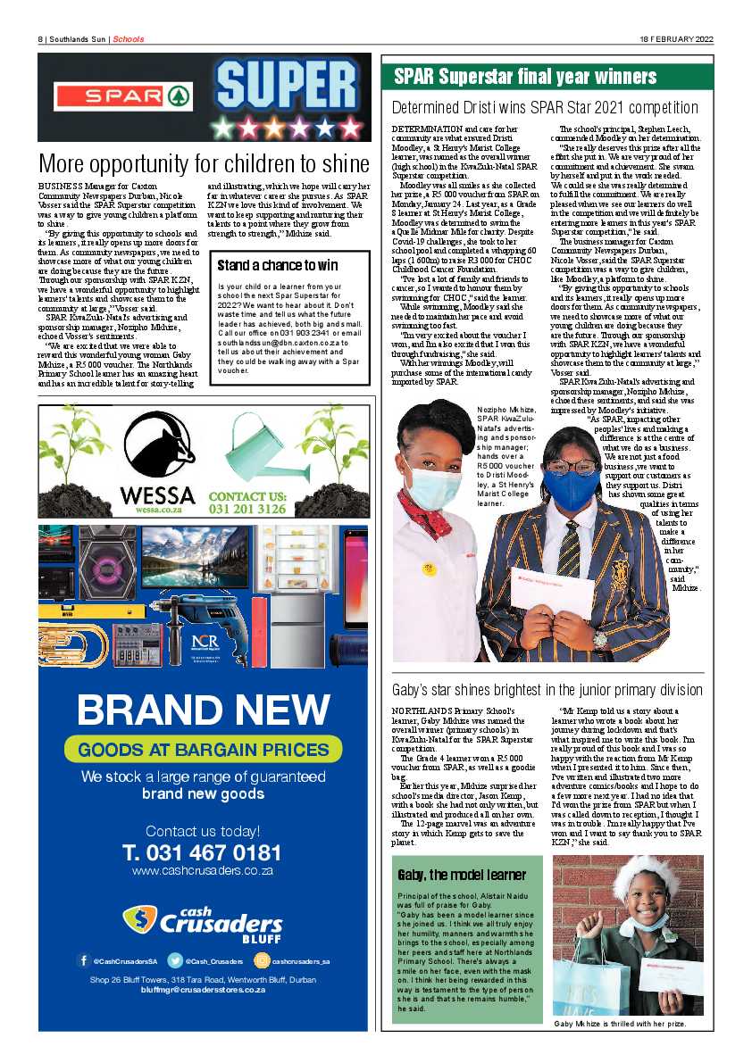 Southlands Sun 18 February 2022 page 8
