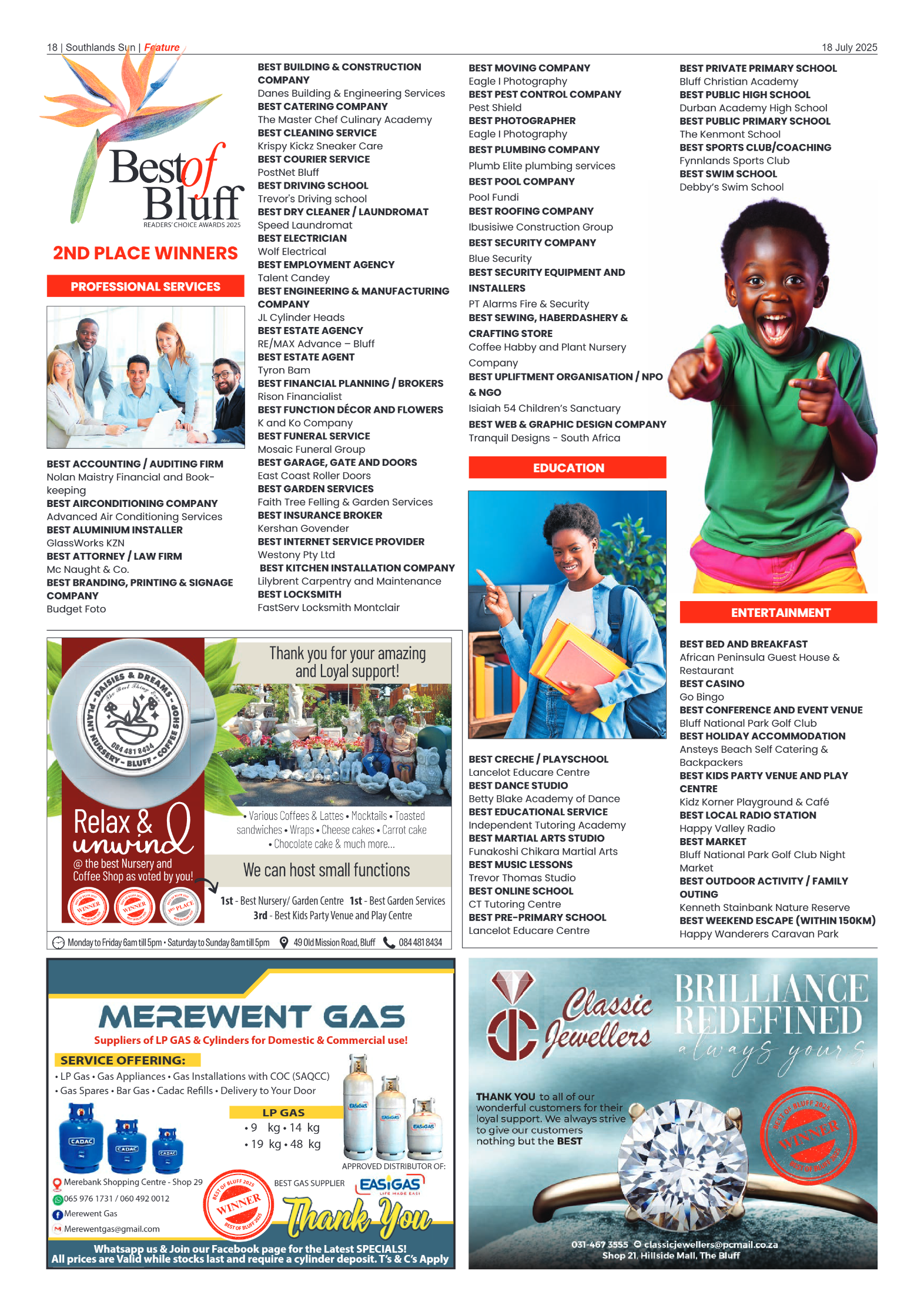 Southlands Sun 18 July 2025 page 18