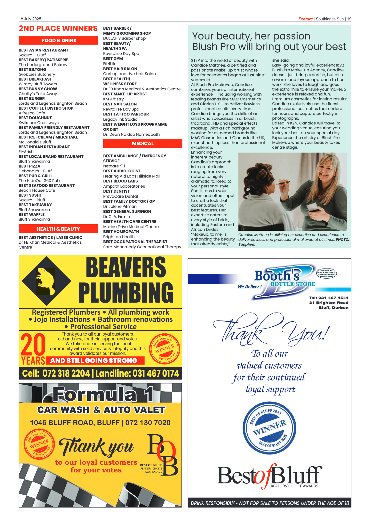 Southlands Sun 18 July 2025 page 19