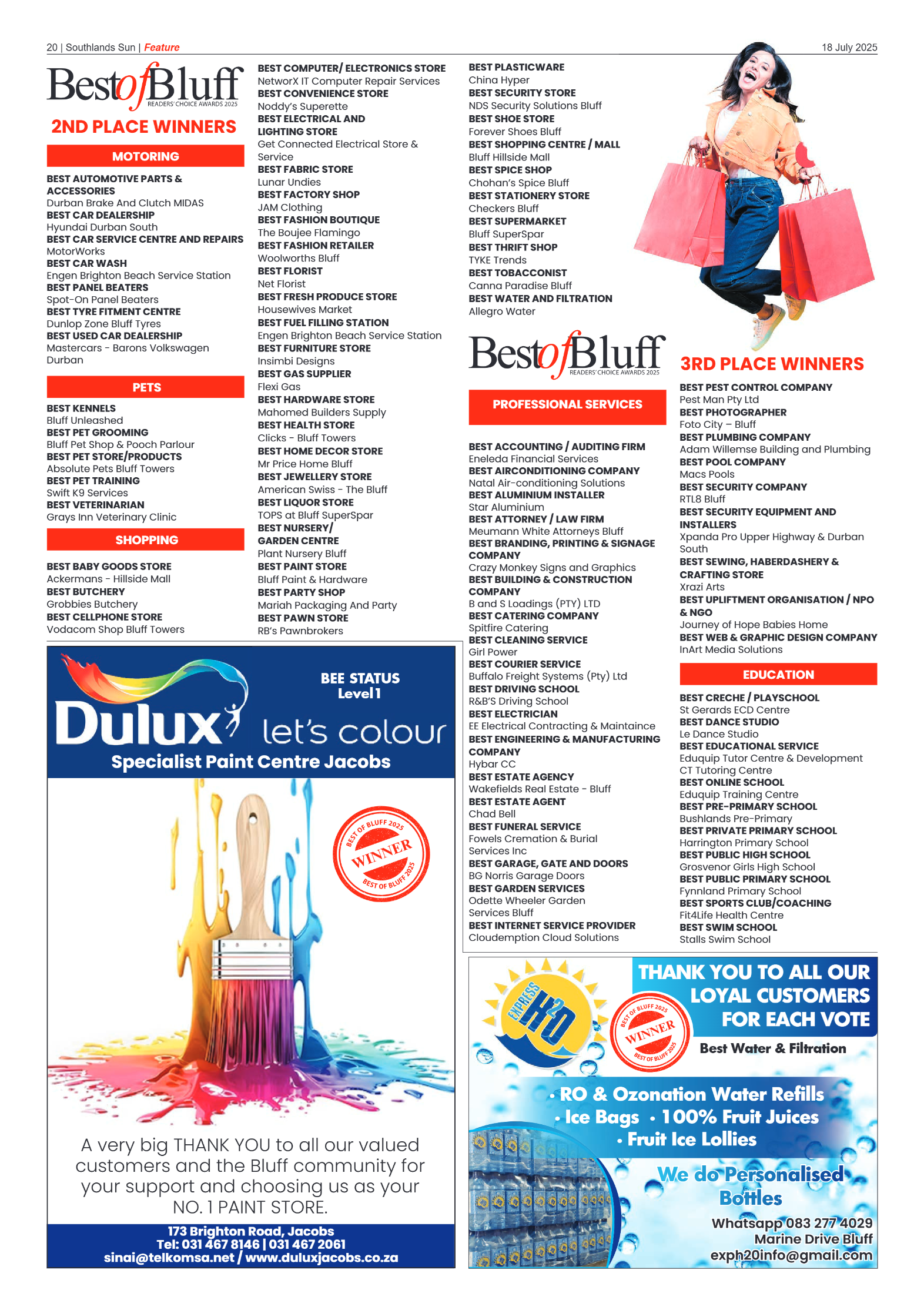 Southlands Sun 18 July 2025 page 20