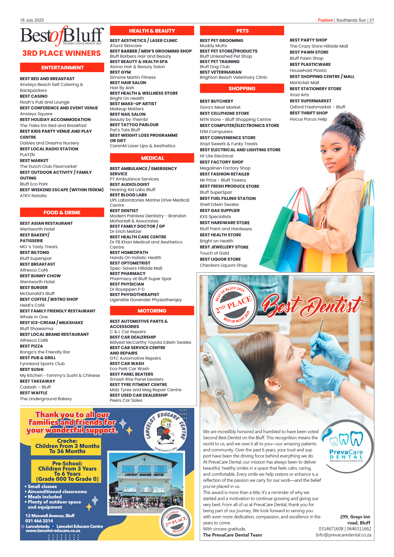 Southlands Sun 18 July 2025 page 21