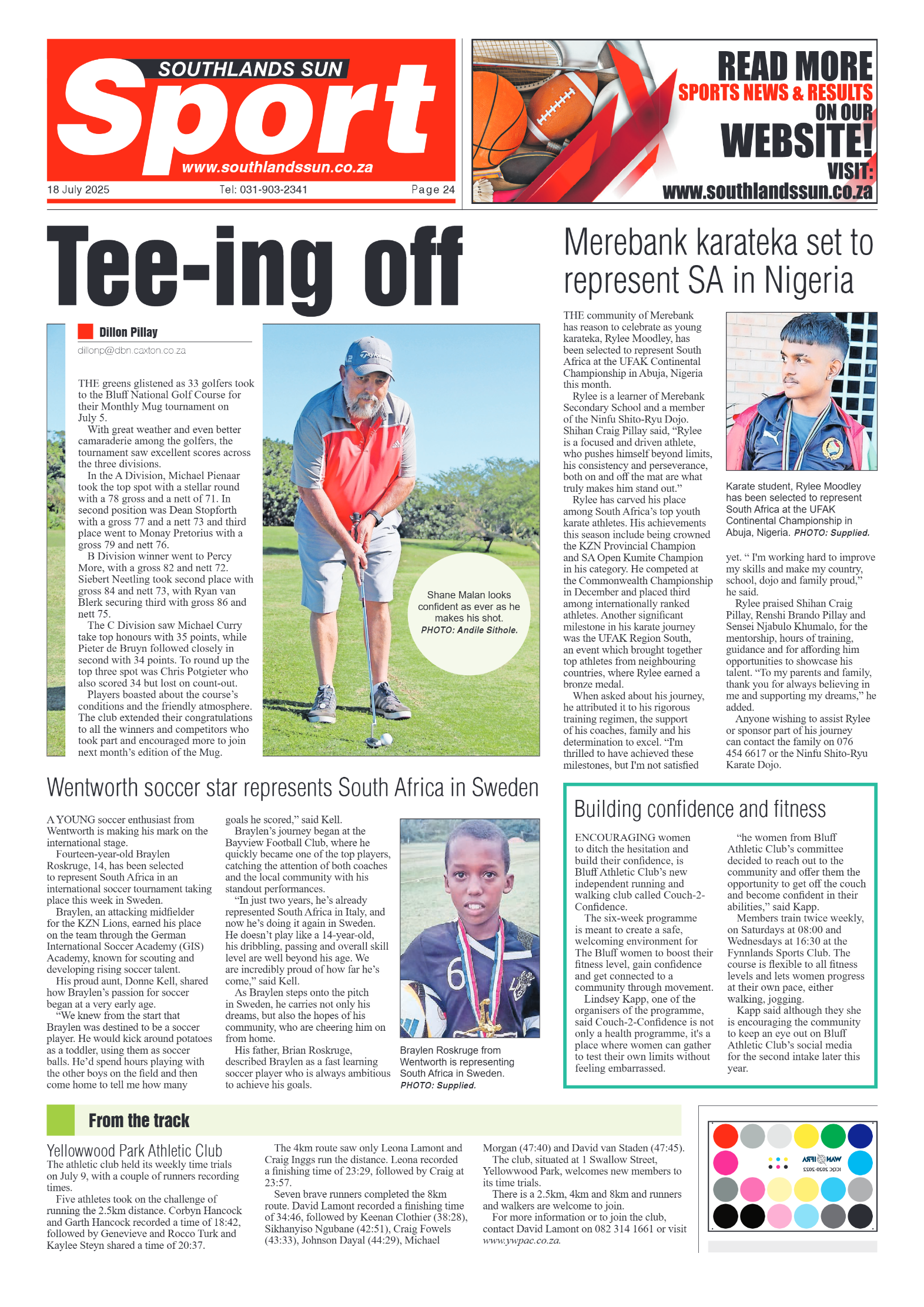 Southlands Sun 18 July 2025 page 24