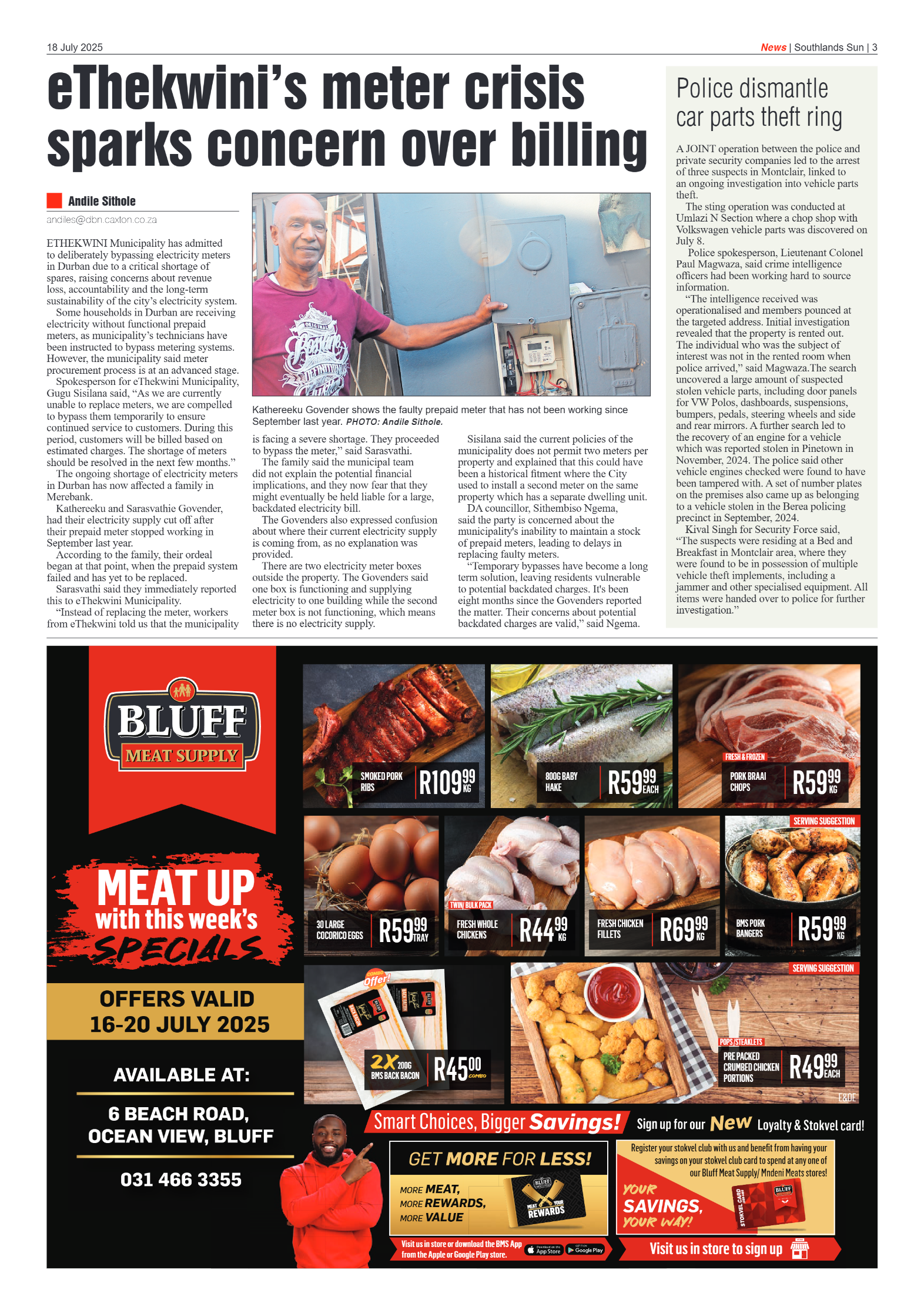 Southlands Sun 18 July 2025 page 3