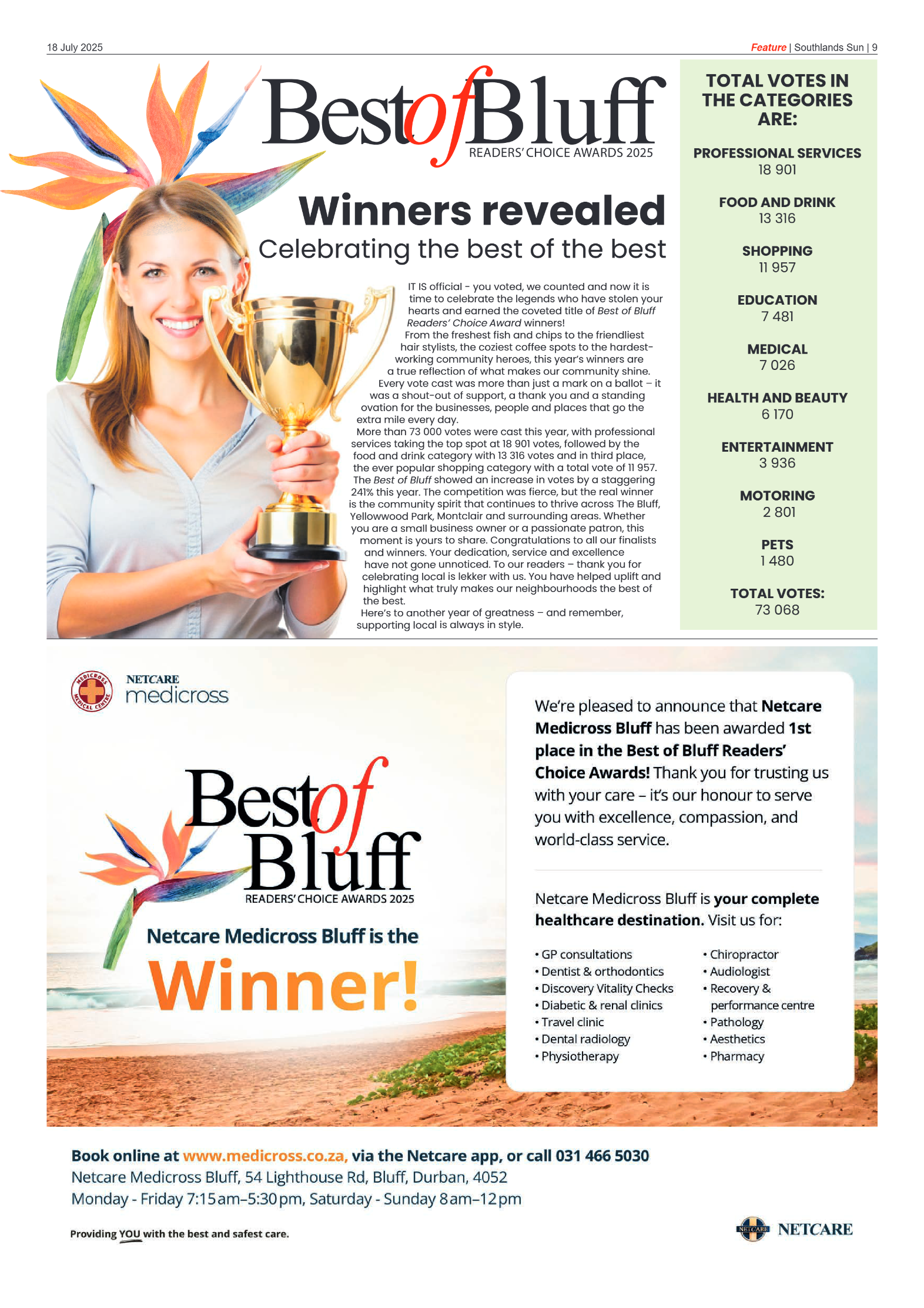 Southlands Sun 18 July 2025 page 9