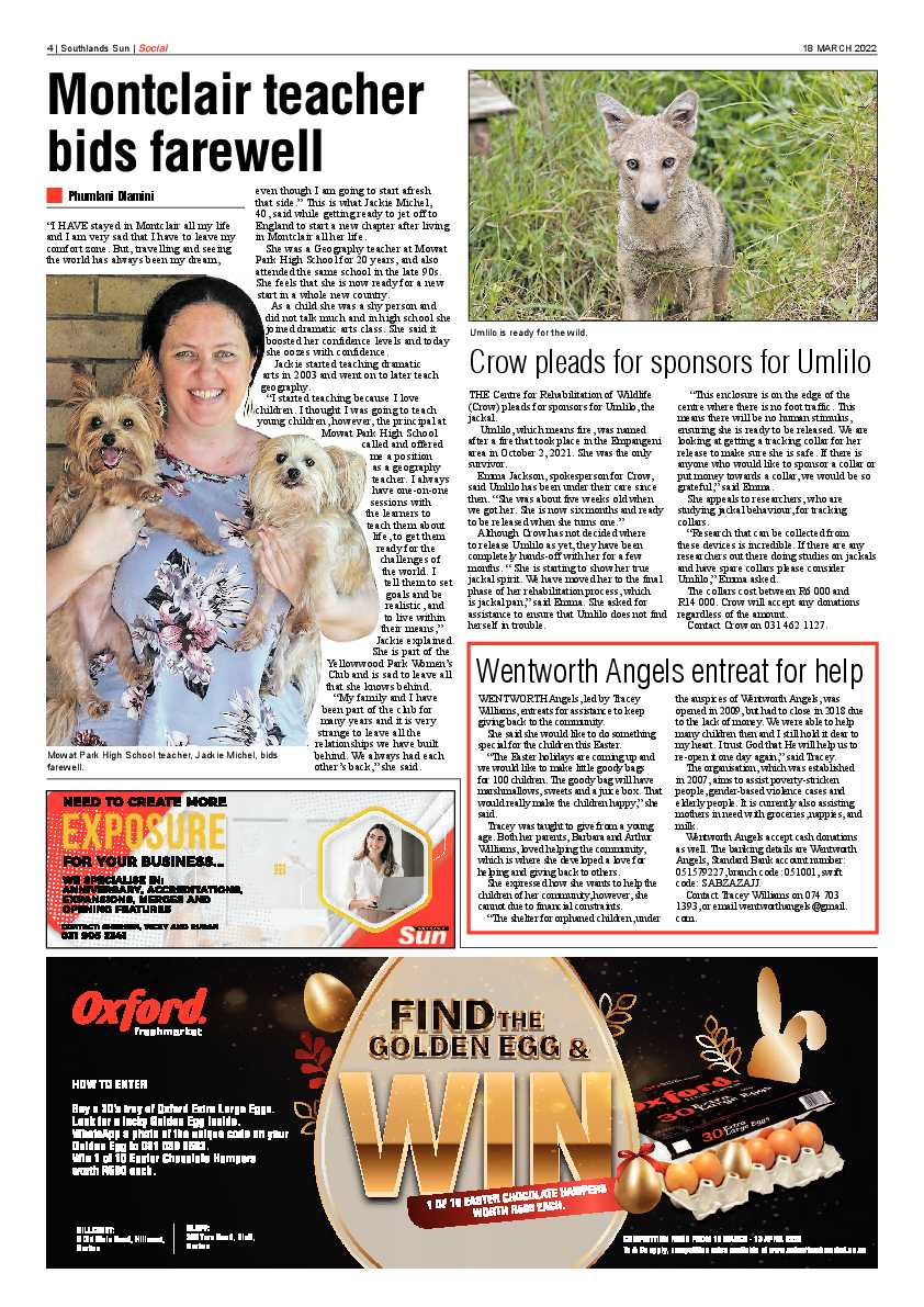 Southlands Sun 18 March 2022 page 4