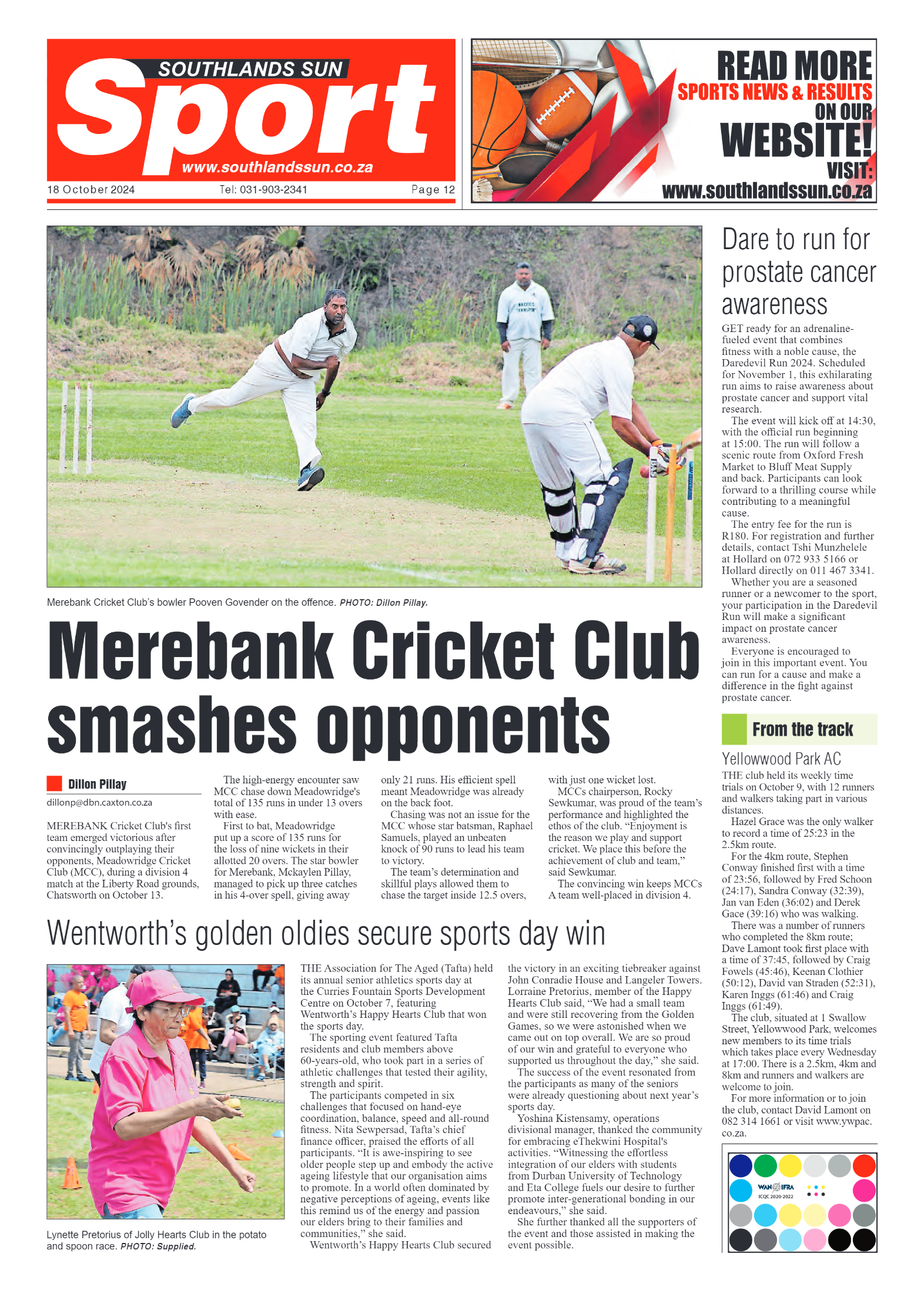 Southlands Sun 18 October 2024 page 12