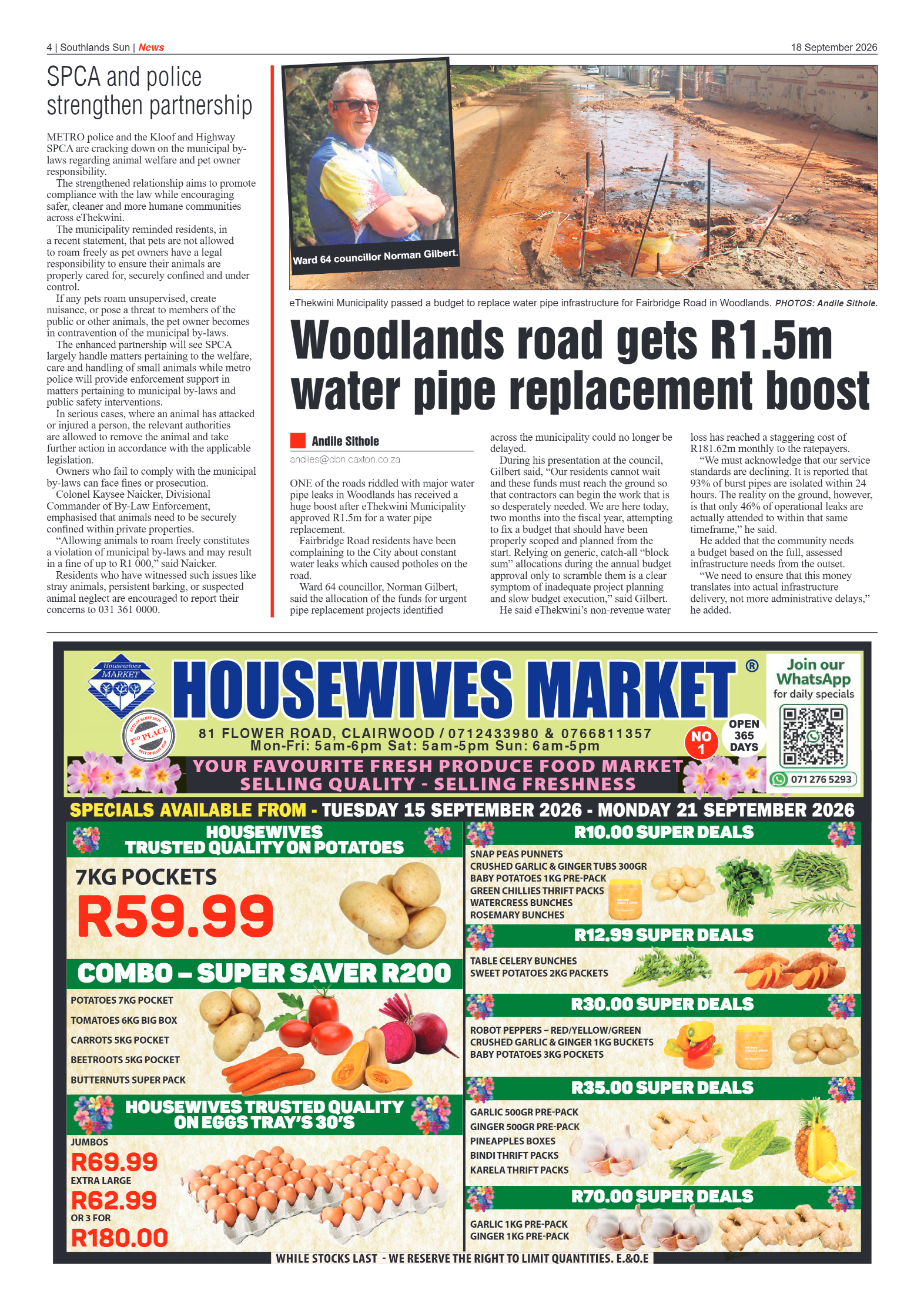 Southlands Sun 18 September 2026 page 4