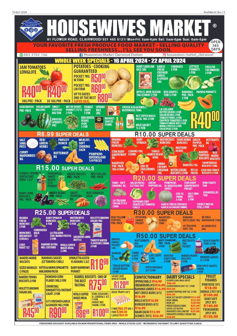 Southlands Sun 19 April 2024 page 5