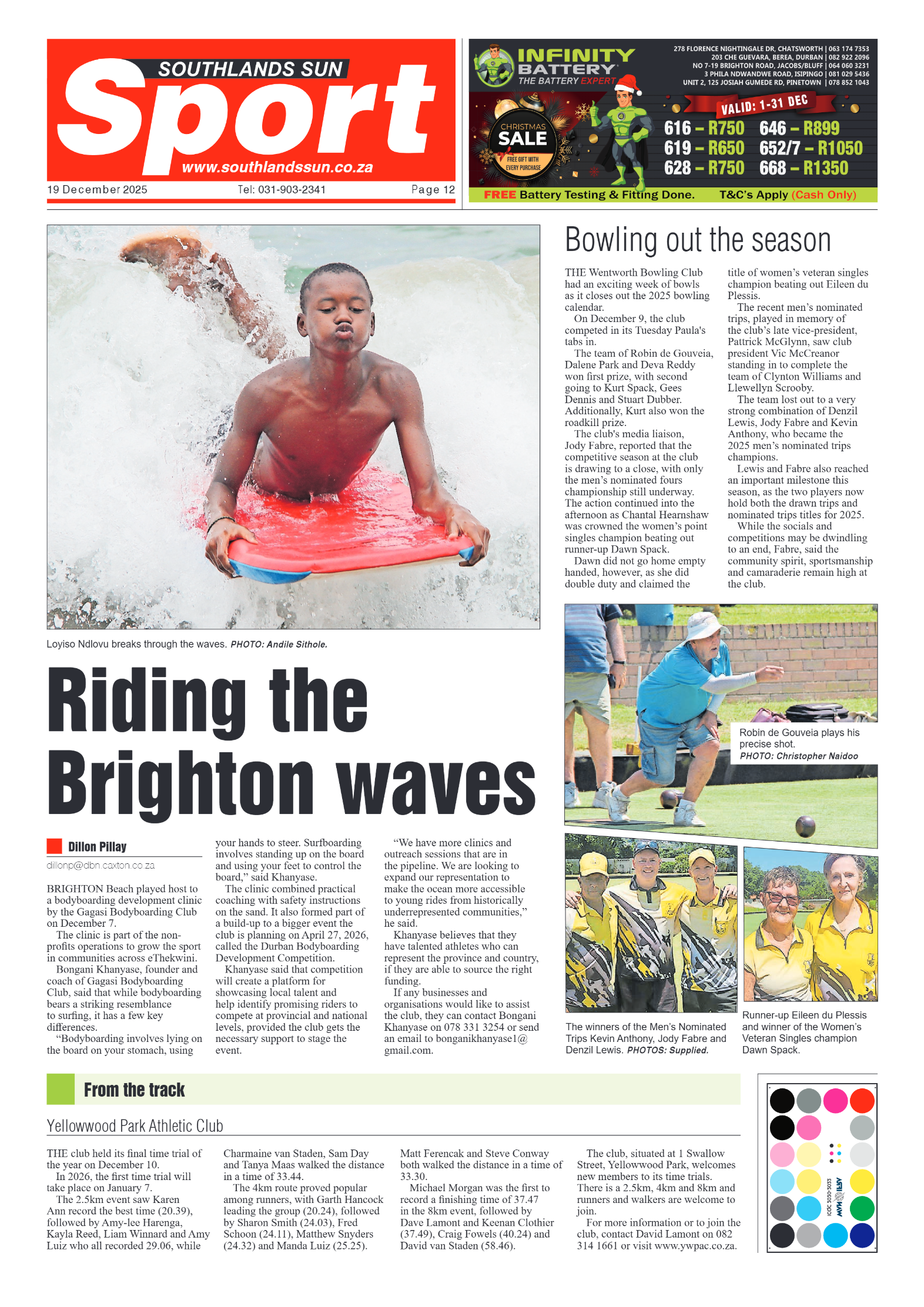 Southlands Sun 19 December 2025 page 12