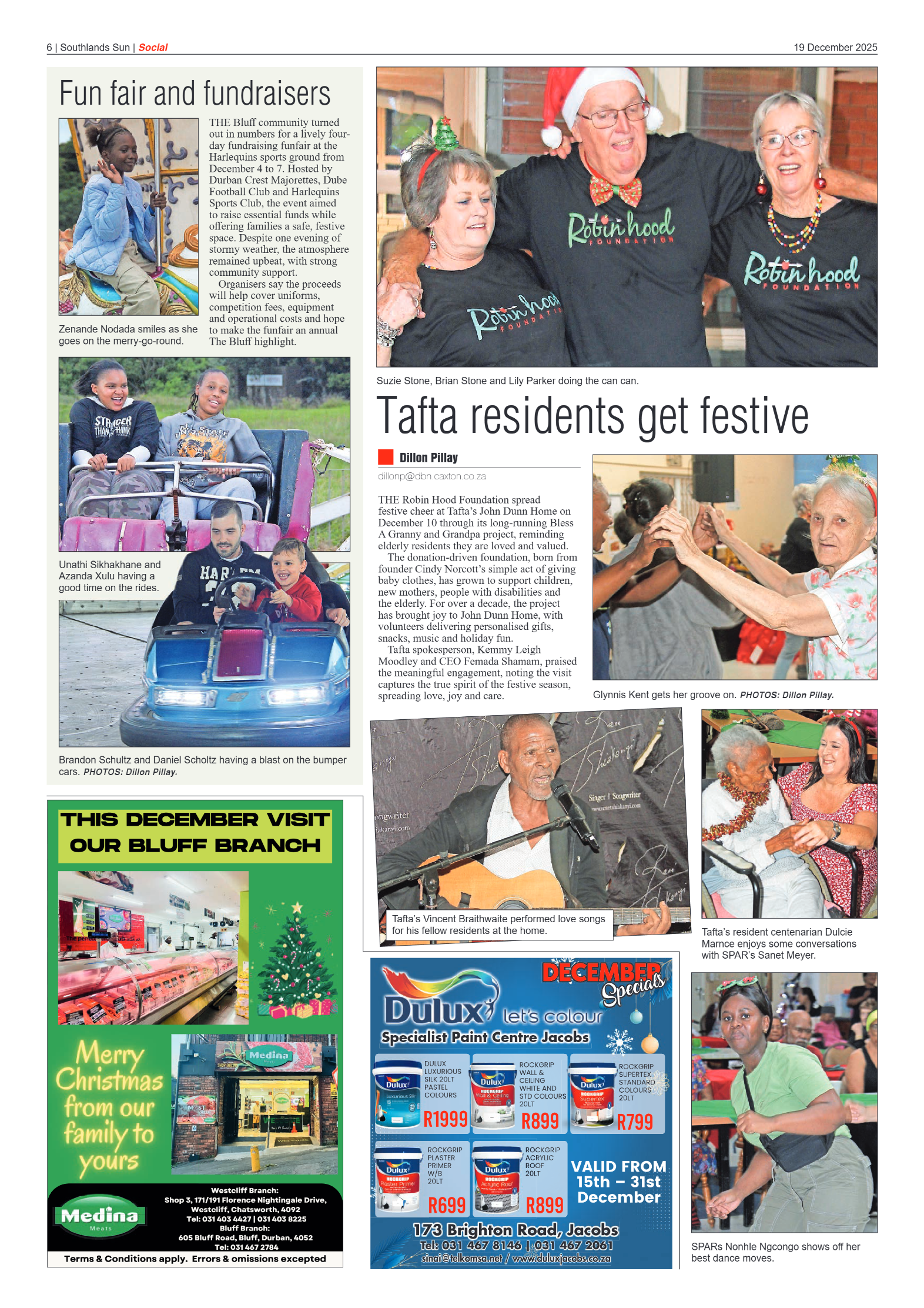 Southlands Sun 19 December 2025 page 6