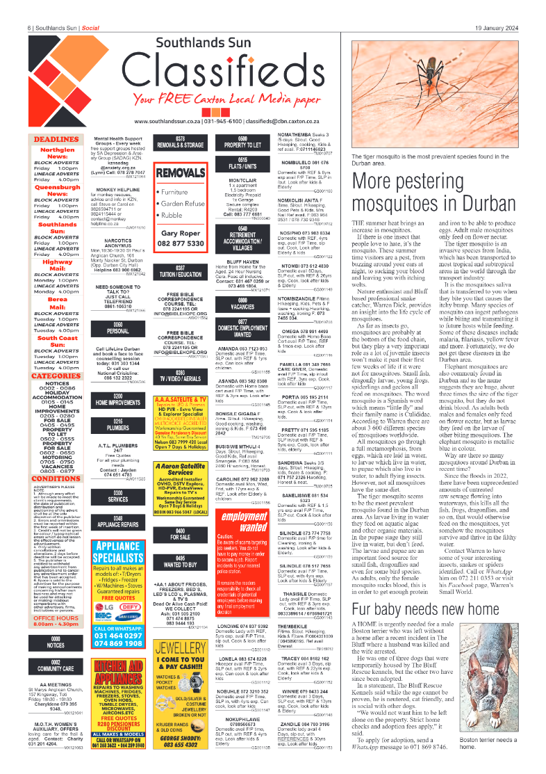 Southlands Sun 19 January 2024 page 6