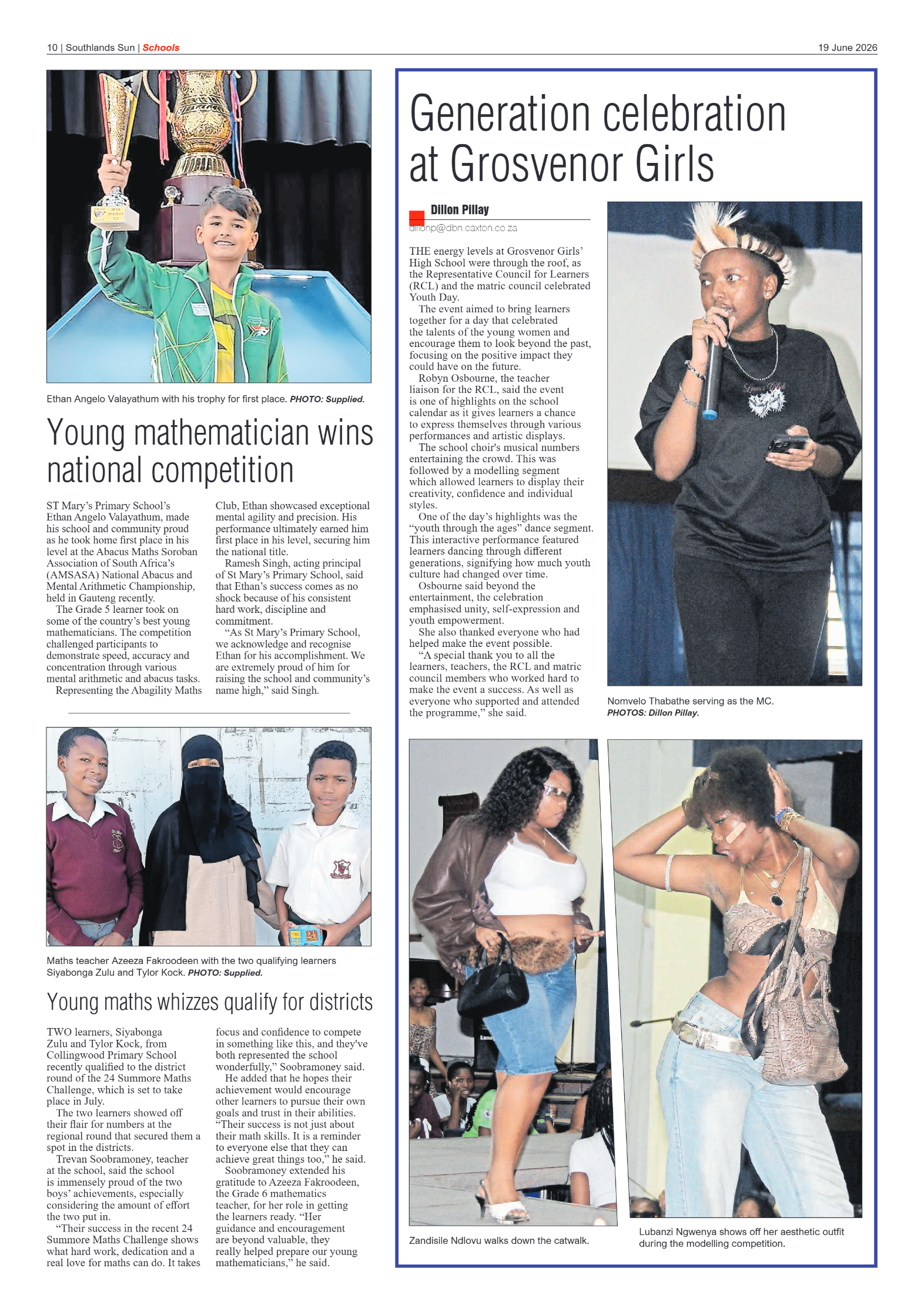 Southlands Sun 19 June 2026 page 10