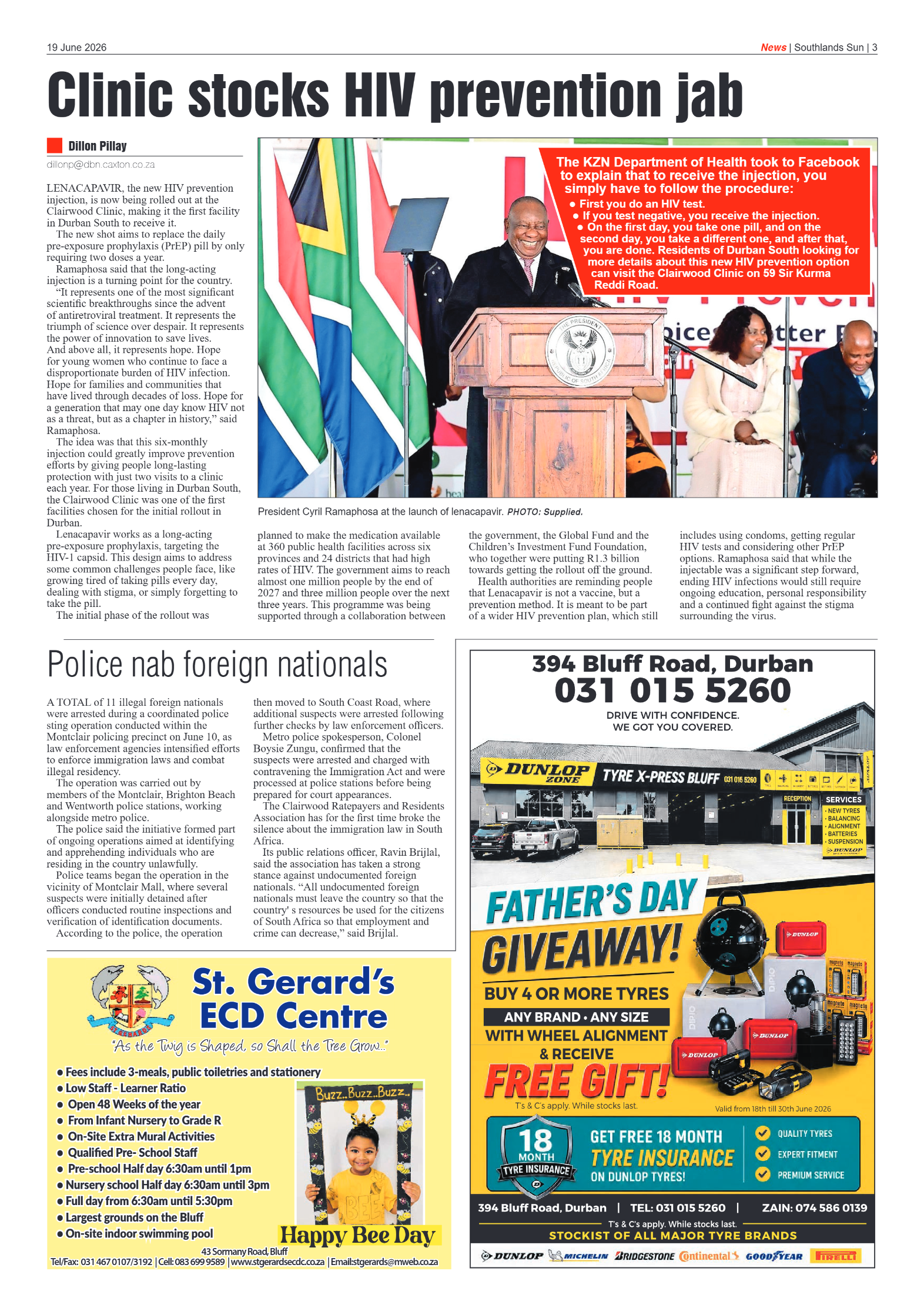 Southlands Sun 19 June 2026 page 3