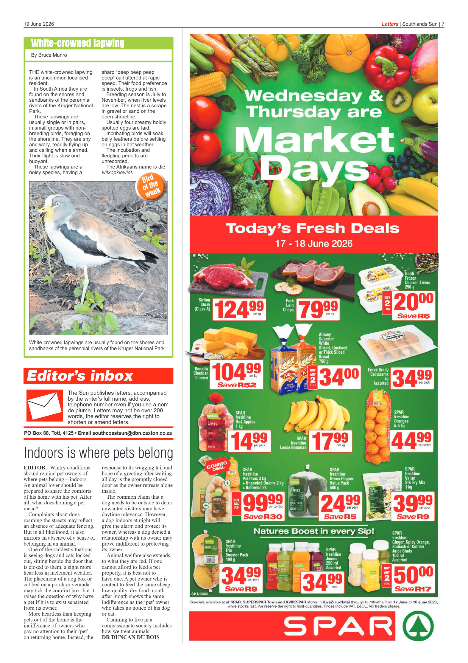 Southlands Sun 19 June 2026 page 7
