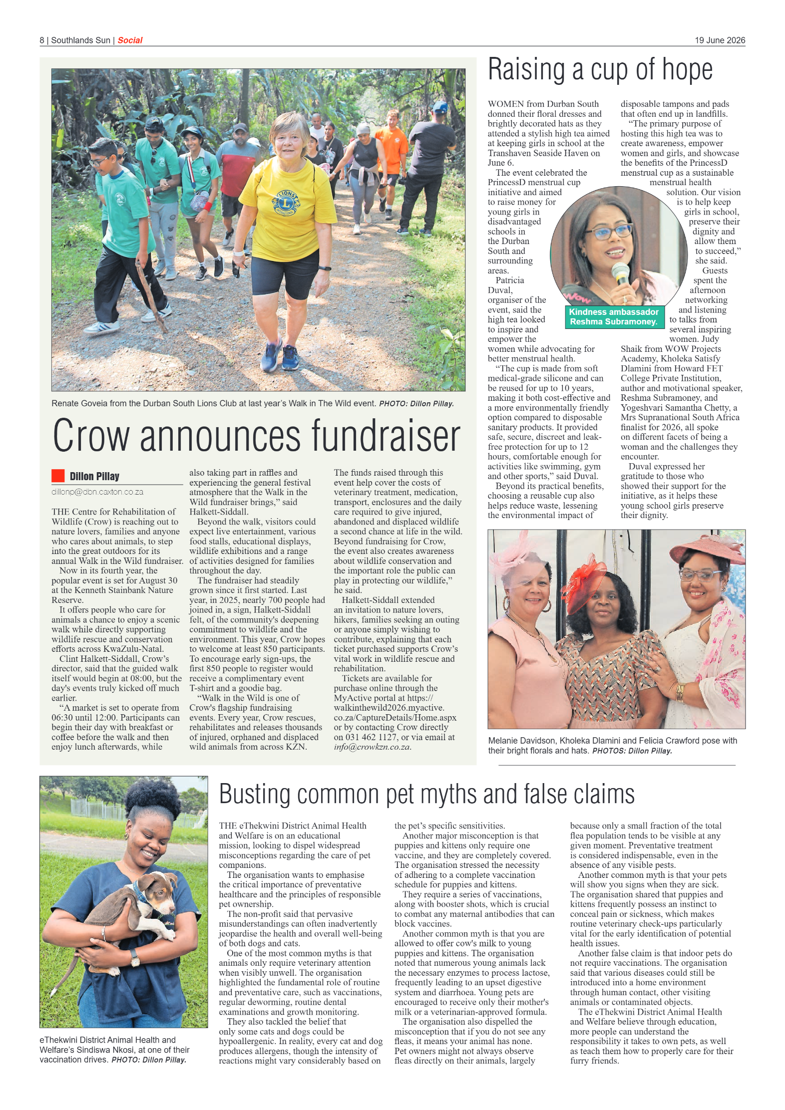 Southlands Sun 19 June 2026 page 8