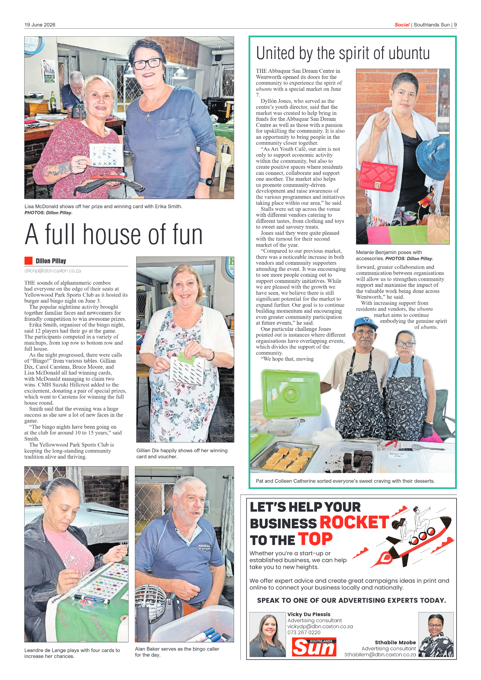 Southlands Sun 19 June 2026 page 9