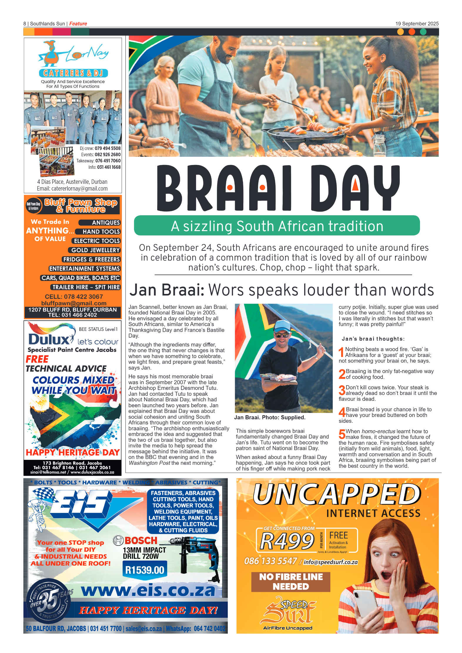 Southlands Sun 19 September 2025 page 8