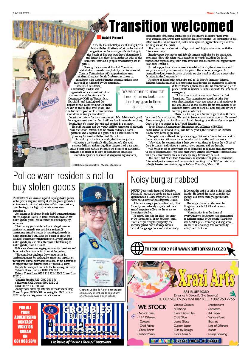 Southlands Sun 1 April 2022 page 3