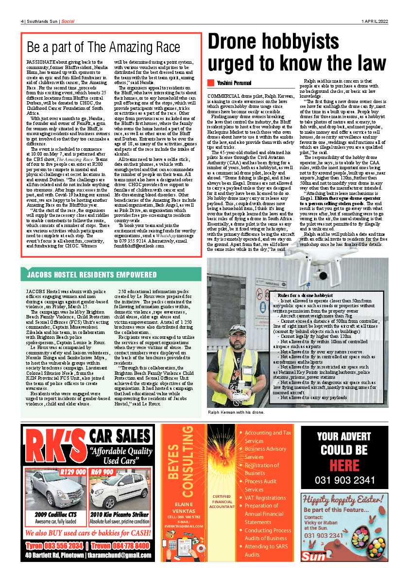 Southlands Sun 1 April 2022 page 4