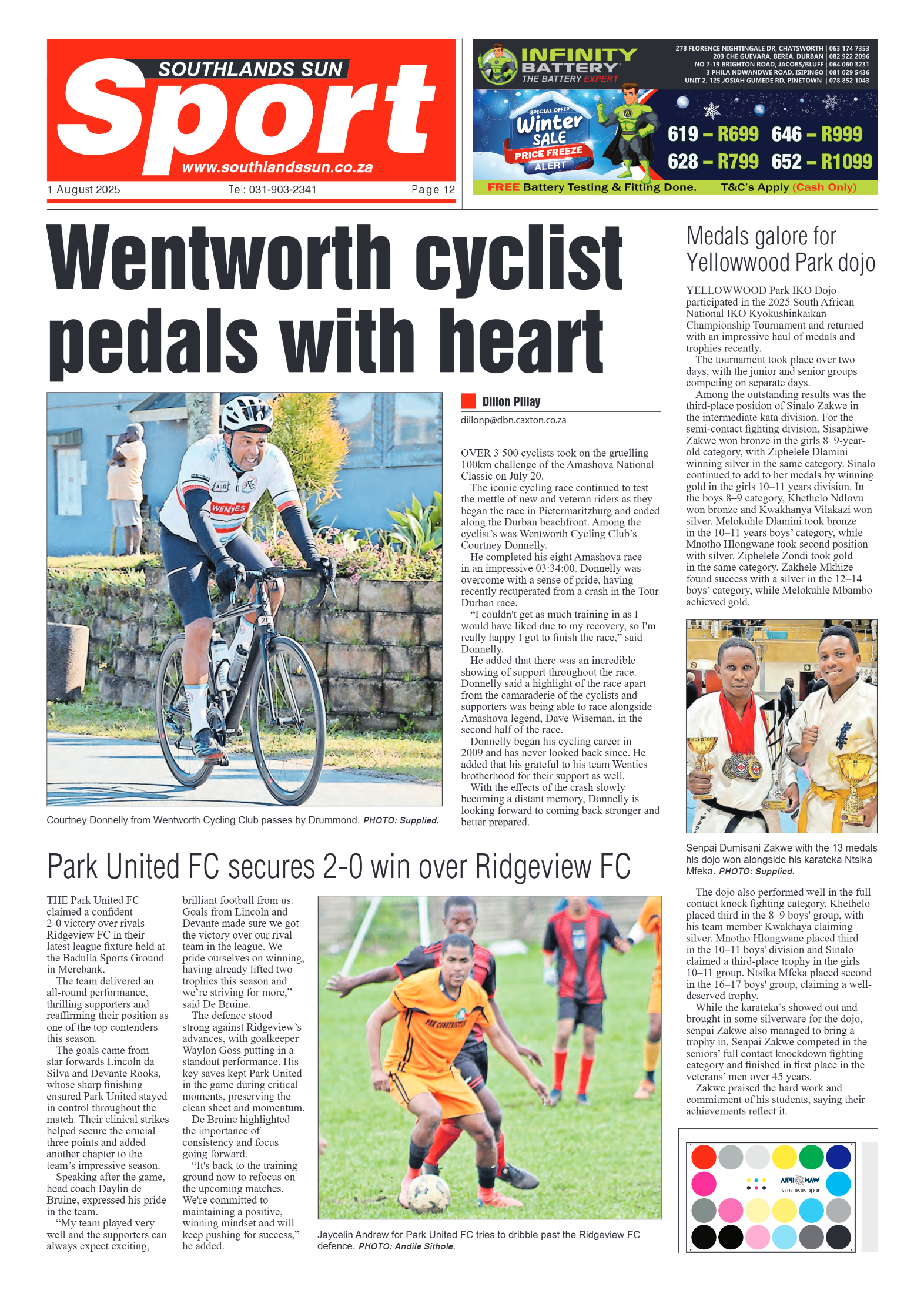 Southlands Sun 1 August 2025 page 12