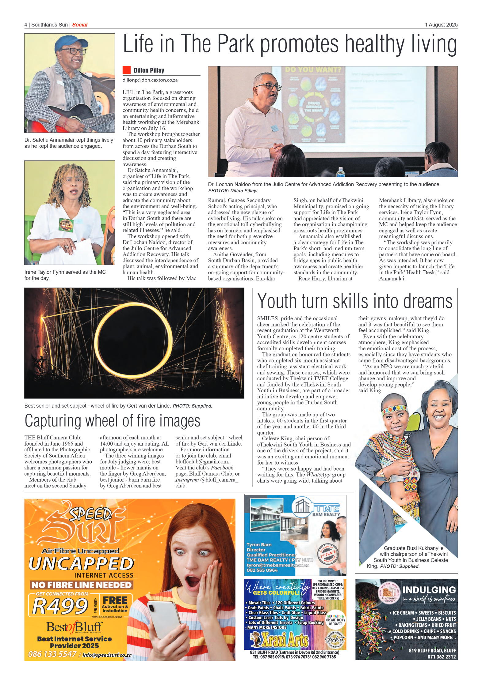 Southlands Sun 1 August 2025 page 4