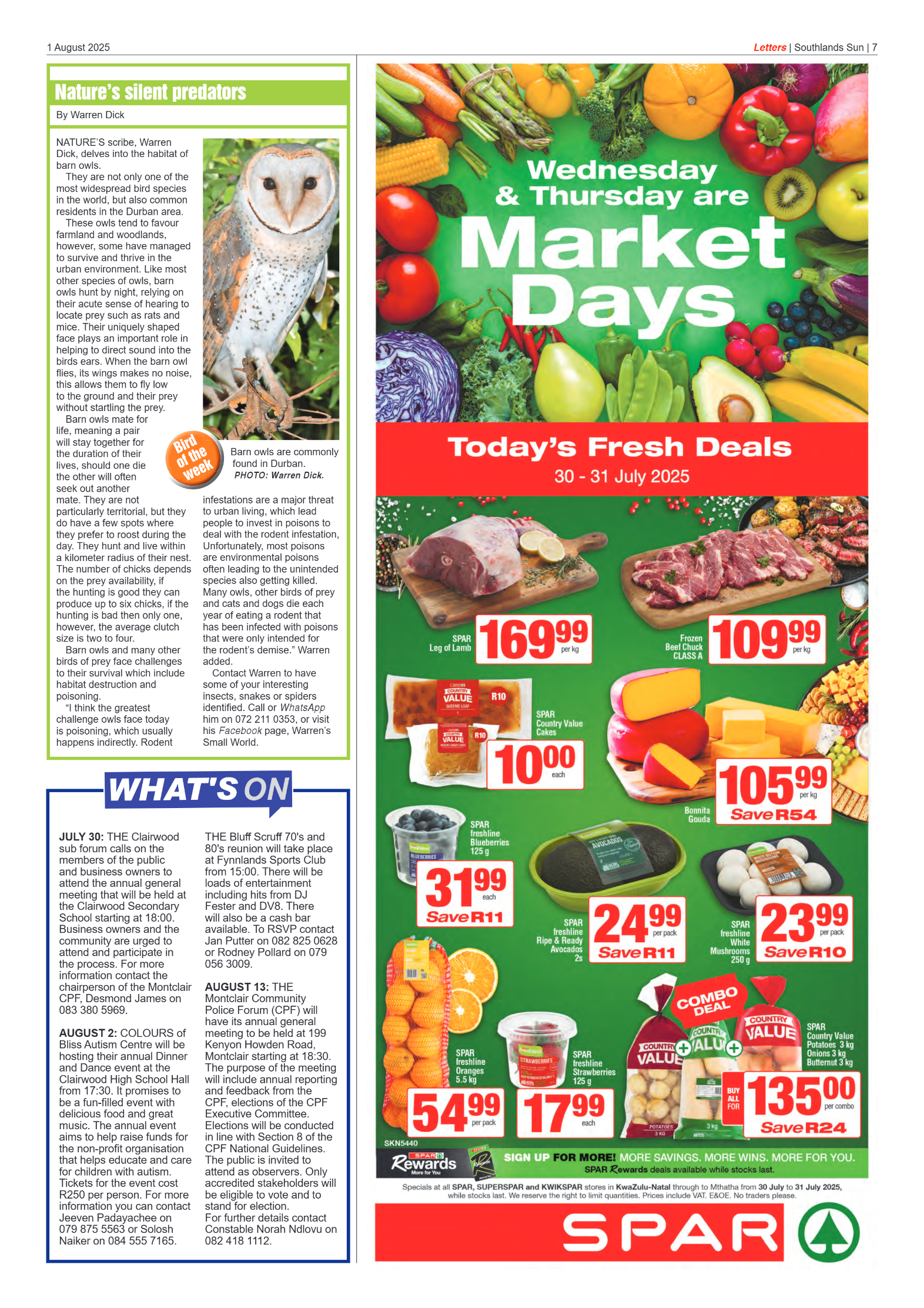 Southlands Sun 1 August 2025 page 7