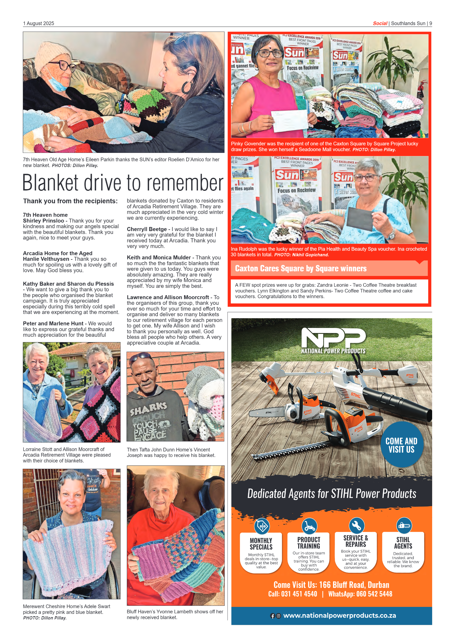 Southlands Sun 1 August 2025 page 9
